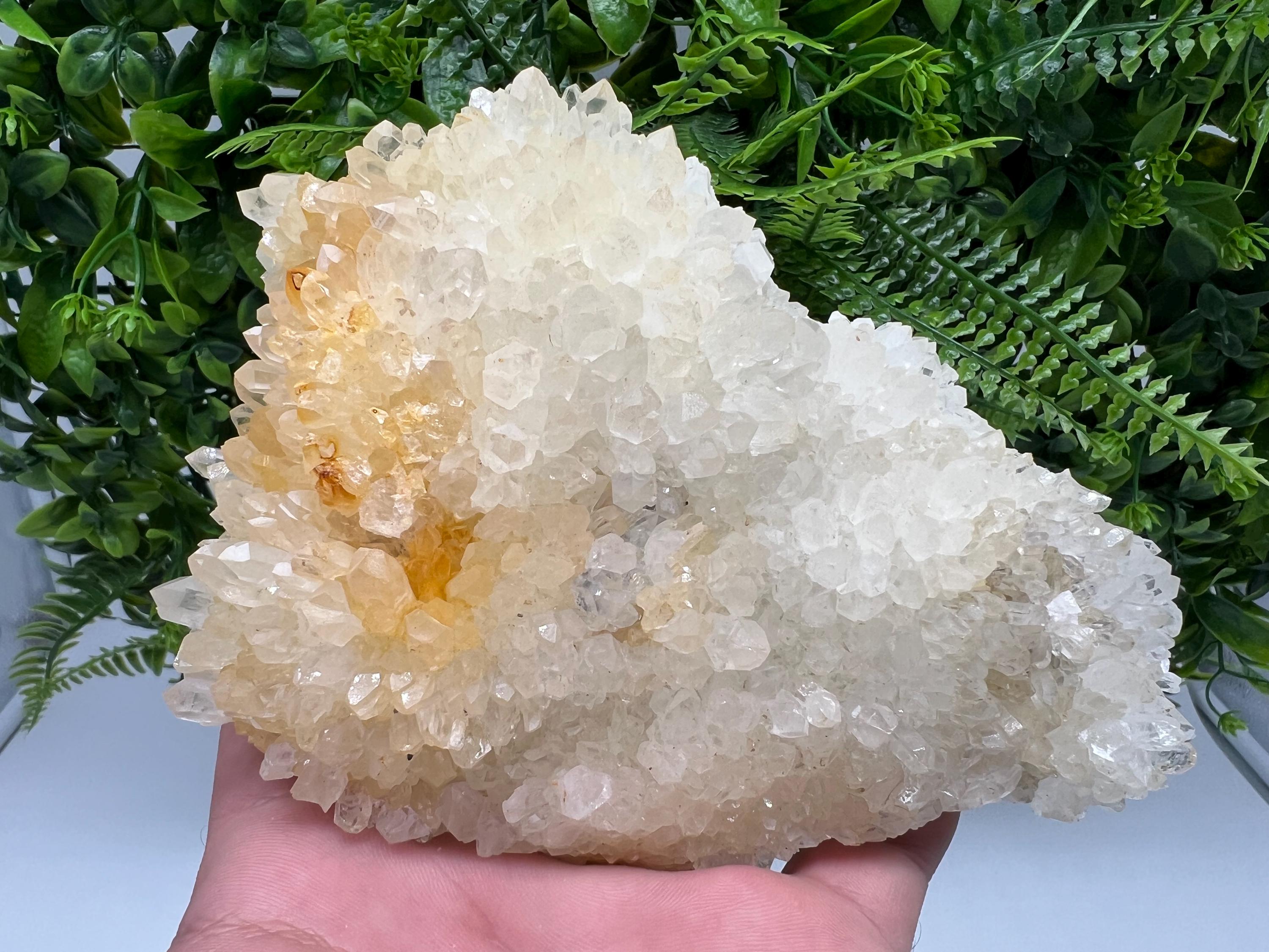 Stunning LIMONITE Quartz whit inclusions natural minerals souvenir gift crystal collection stone rare Quartz cluster 9 September Bulgaria