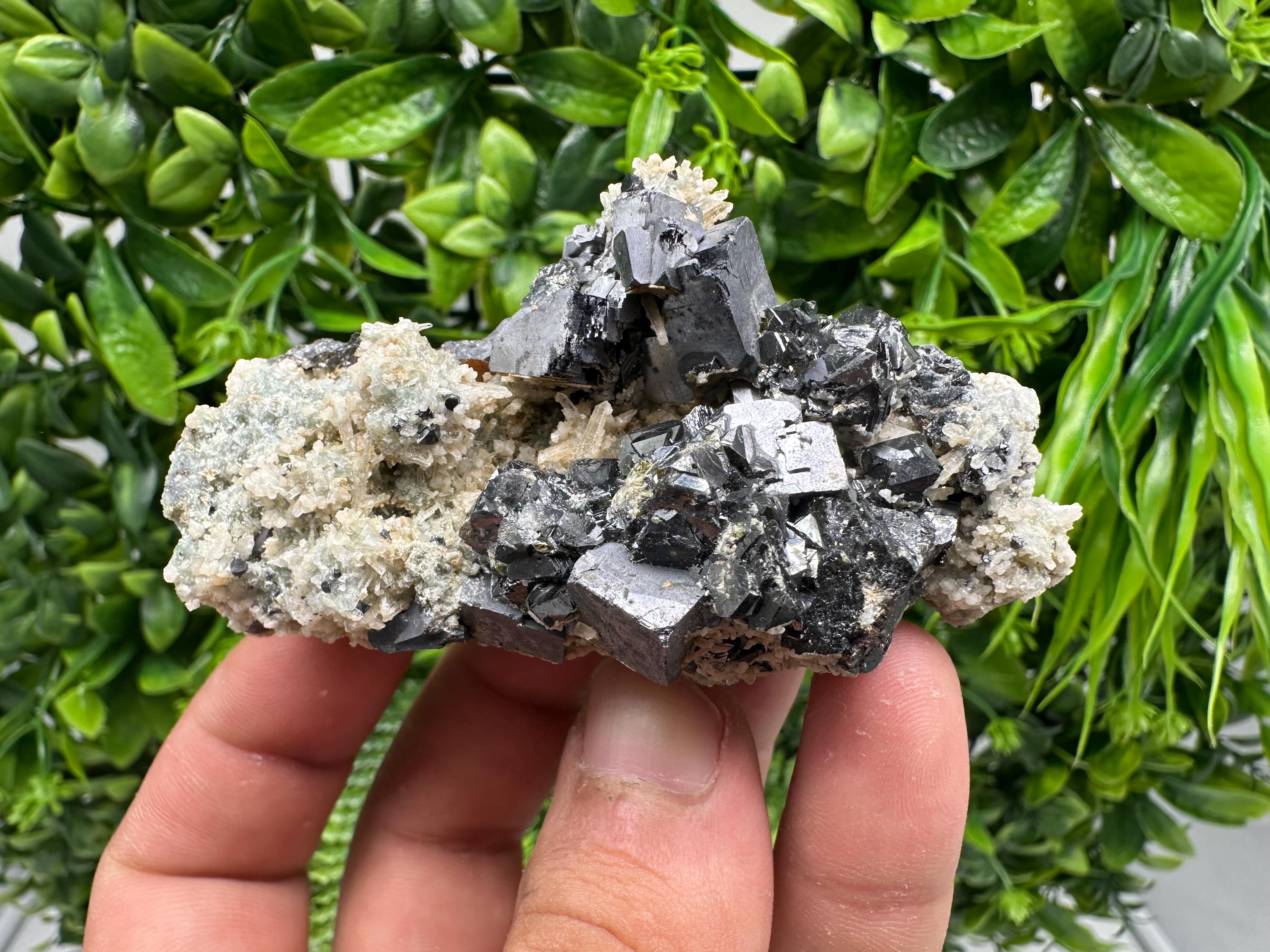 Wonderful Galena,Sphalerite,Siderite on Quartz from 9th September mine,Madan,Bulgaria,natural,collection mineral specimen,crystal,gift,decor