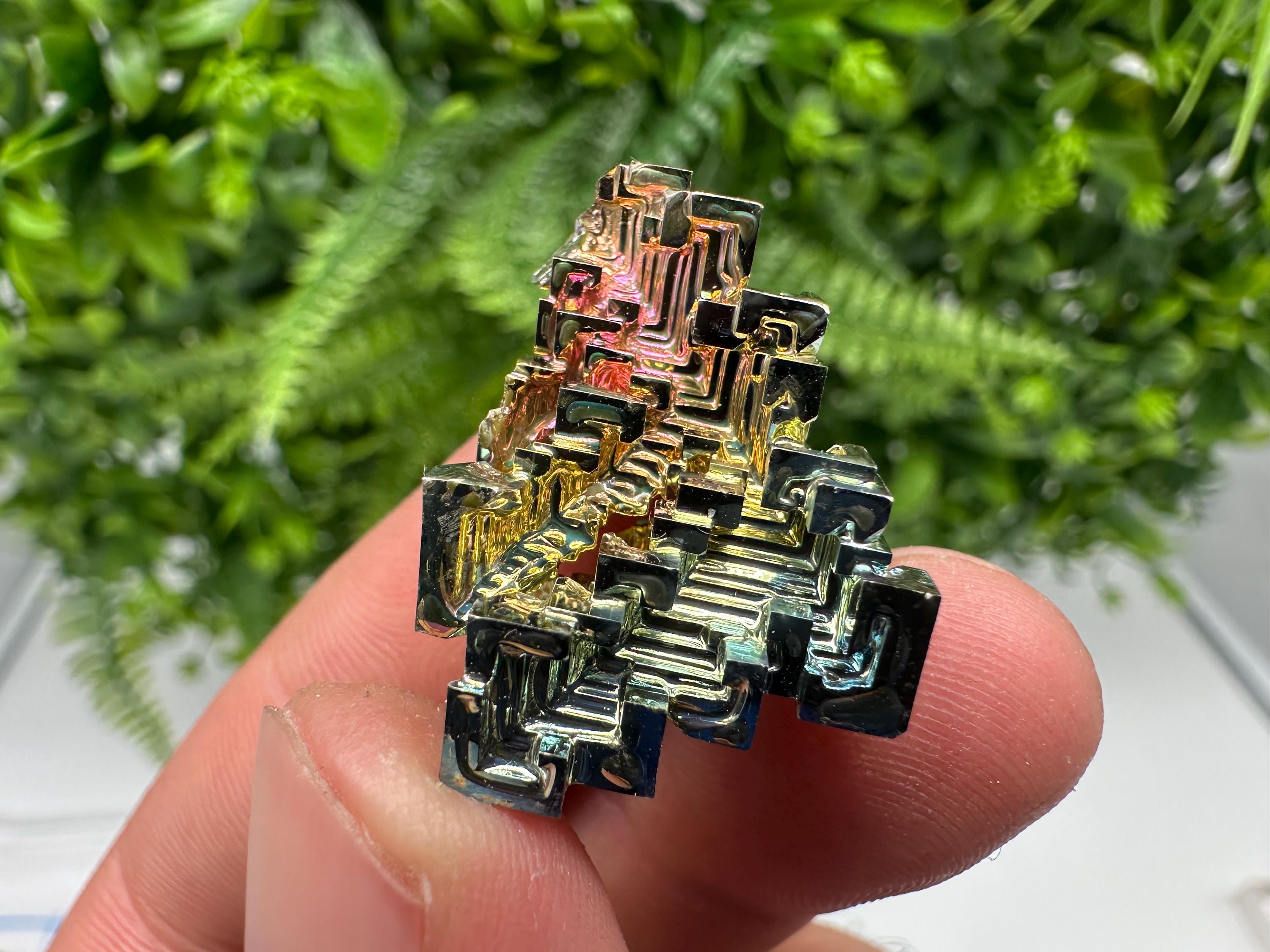 Rainbow Bismuth Crystal: Rare Gemstone Specimen,wholesale Bismuth