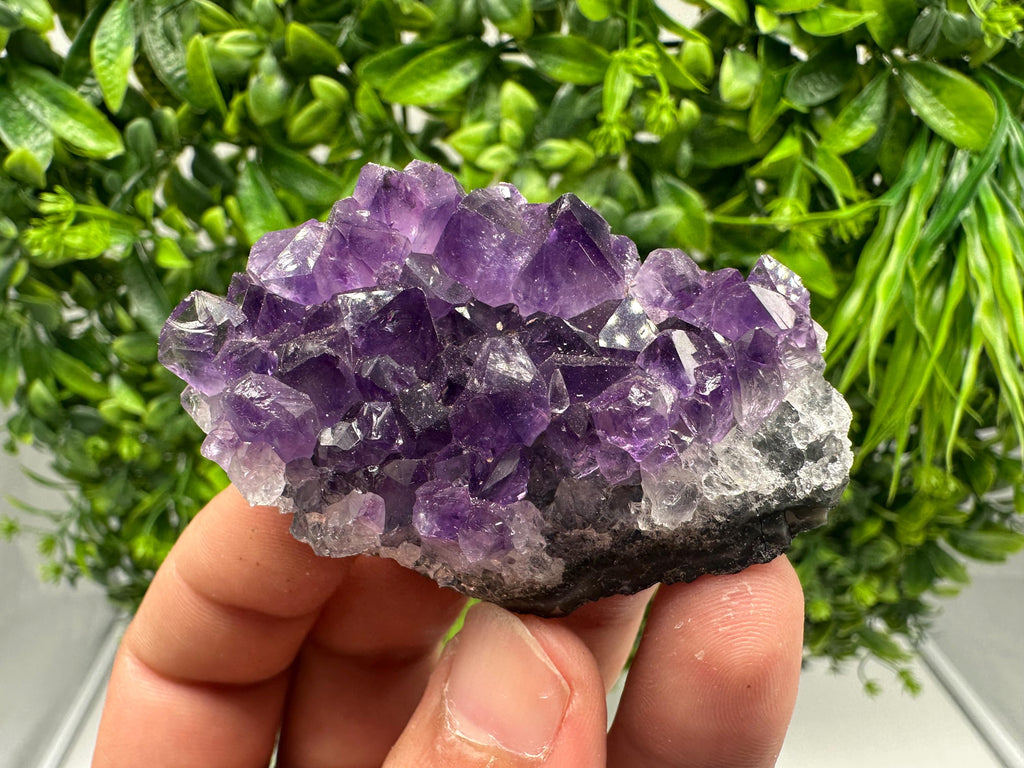 Uruguay Amethyst Cluster, Natural Purple Quartz, Home Decor