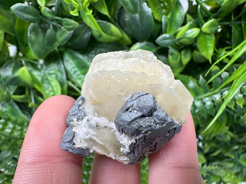 Calcite Galena Mineral Specimen: Bulgaria Home Decor Stone