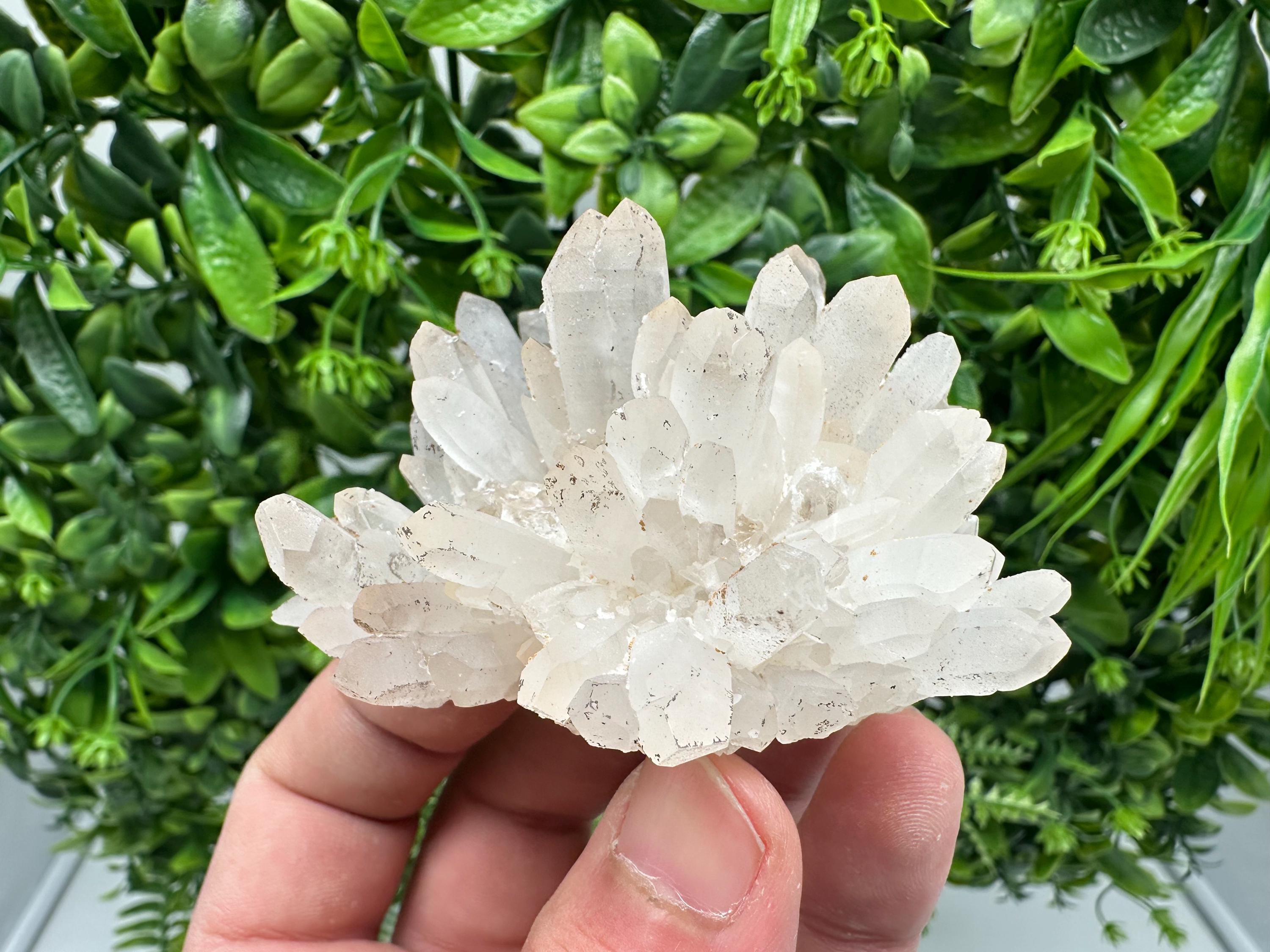 Transparent Quartz whit Siderite 9th September mine Bulgaria natural minerals souvenir crystal stone gift minerals collection rock