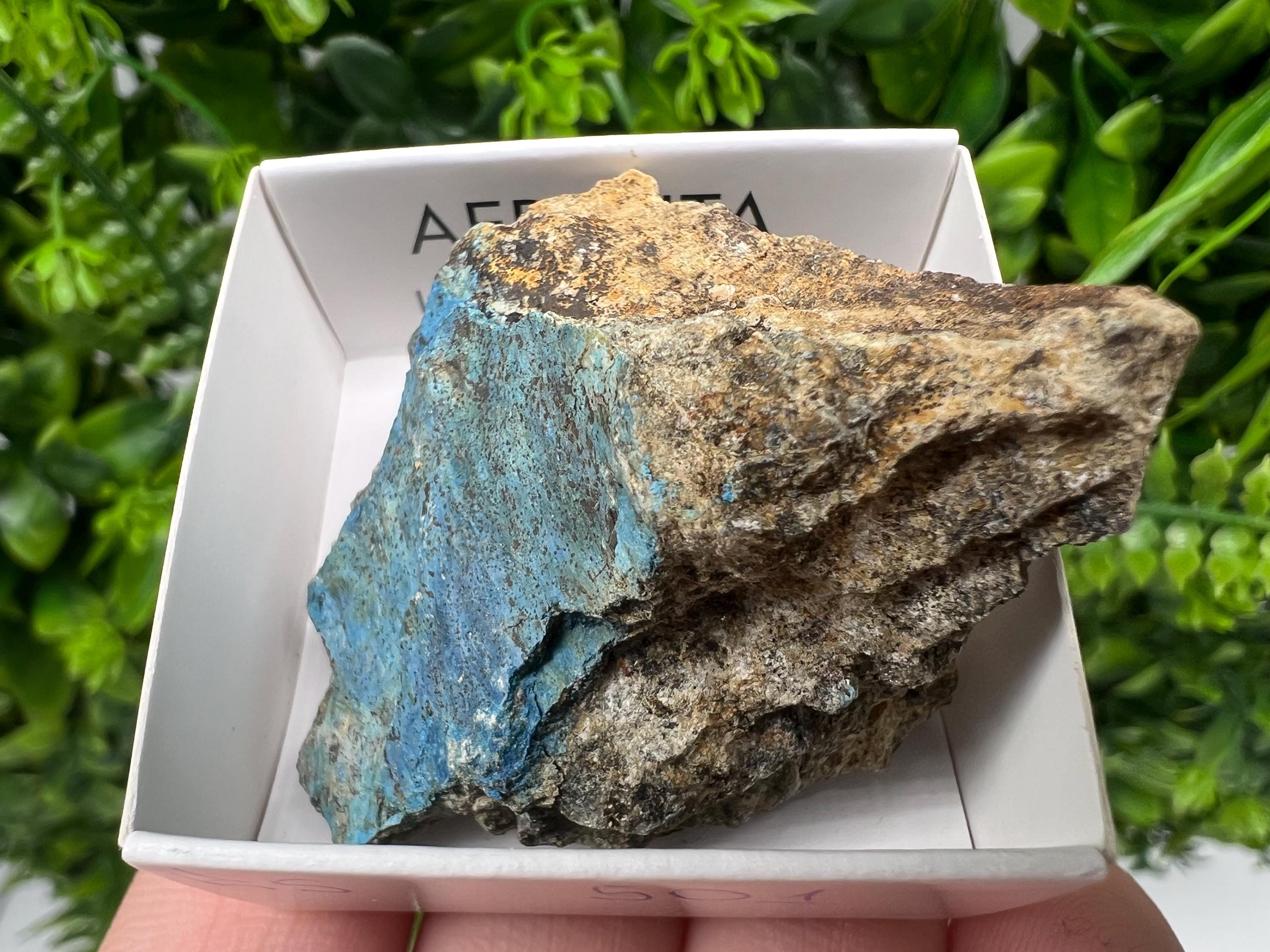 Rare Raw Aerinite Mineral Specimen: Collection Crystal from Lleida, Spain