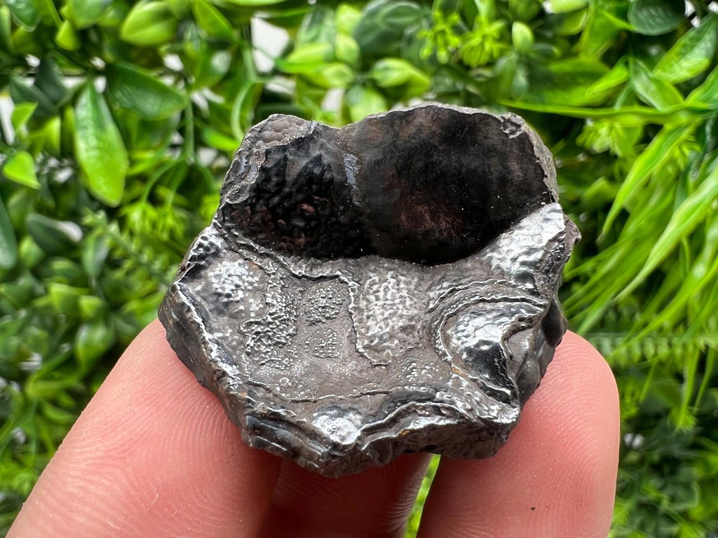 Moroccan Black Botryoidal Hematite Specimen: Chakra Reiki Crystal