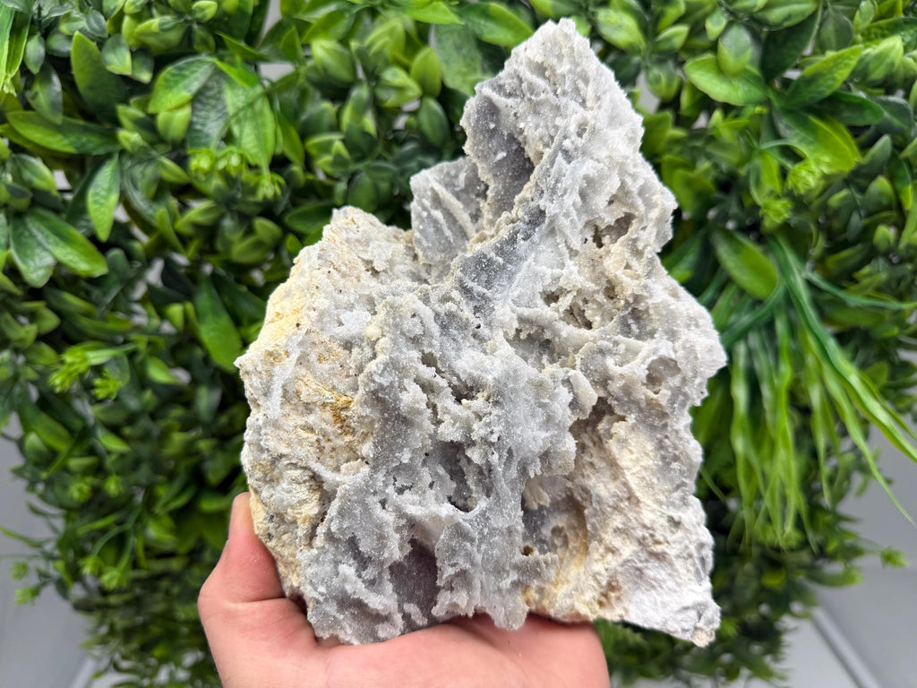 Chalcedony Quartz Cluster with Chlorite - Bulgaria Mineral Specimen