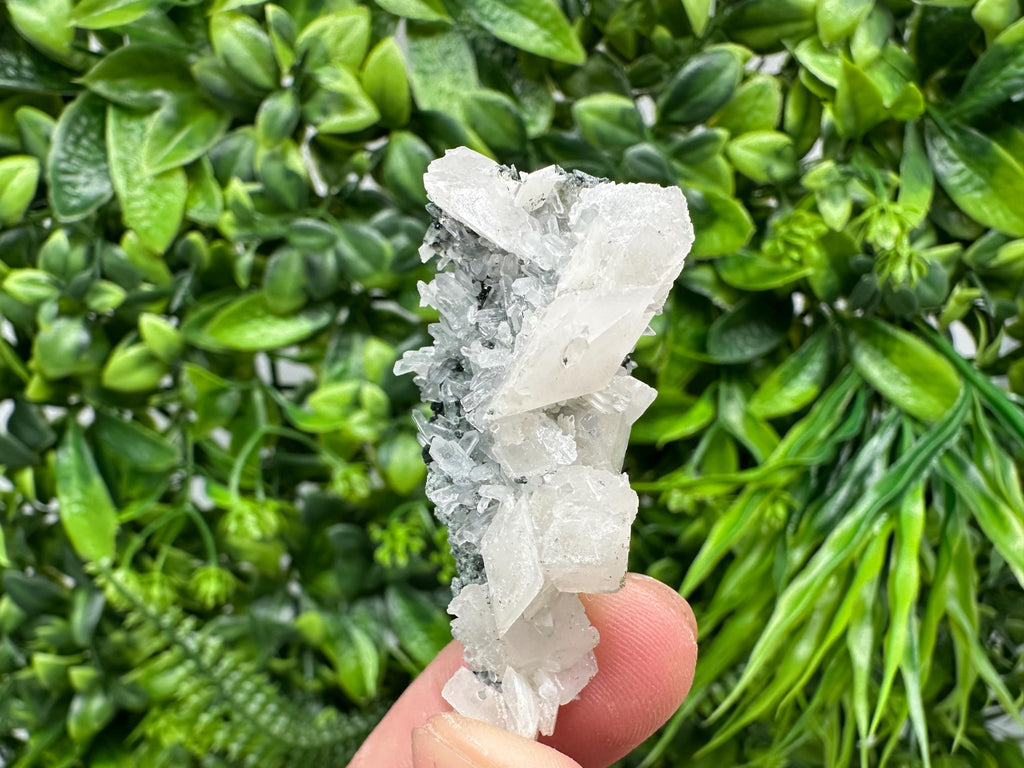 Quartz Calcite on Chlorite Matrix, Borieva Mine Mineral Specimen