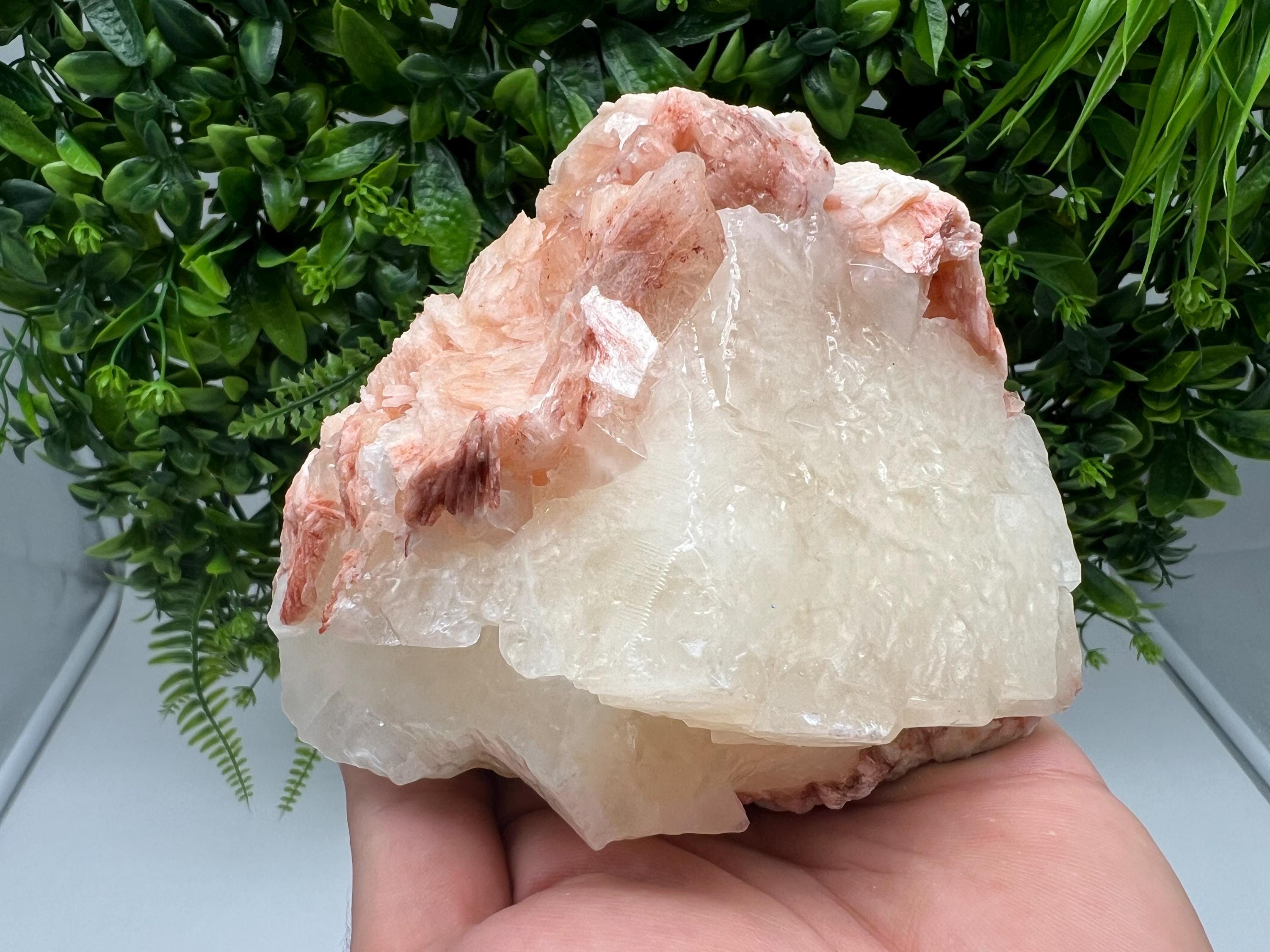 EXSTA Large Apophyllite,Stilbite on Chalcedony,natural,collection mineral specimen,India Mineral,Crystal,Stone Mineral Specimen IndiaCrystal