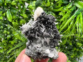 Wonderful Calcite,Sphalerite,Galena on Needle Quartz from Borieva mine,Madan,Bulgaria,natural,collectible mineral specimen,home decor stone