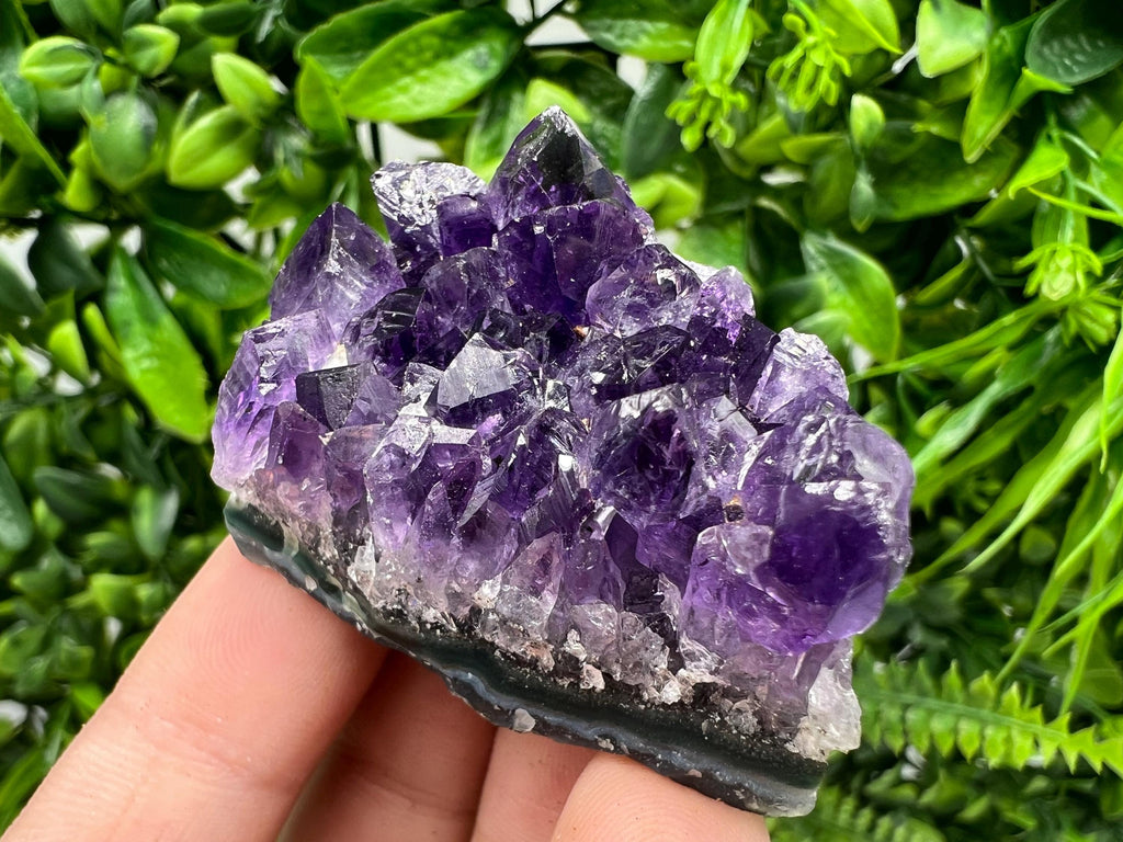 Uruguay Amethyst Crystal: Purple Quartz Home Decor, Energy Stone