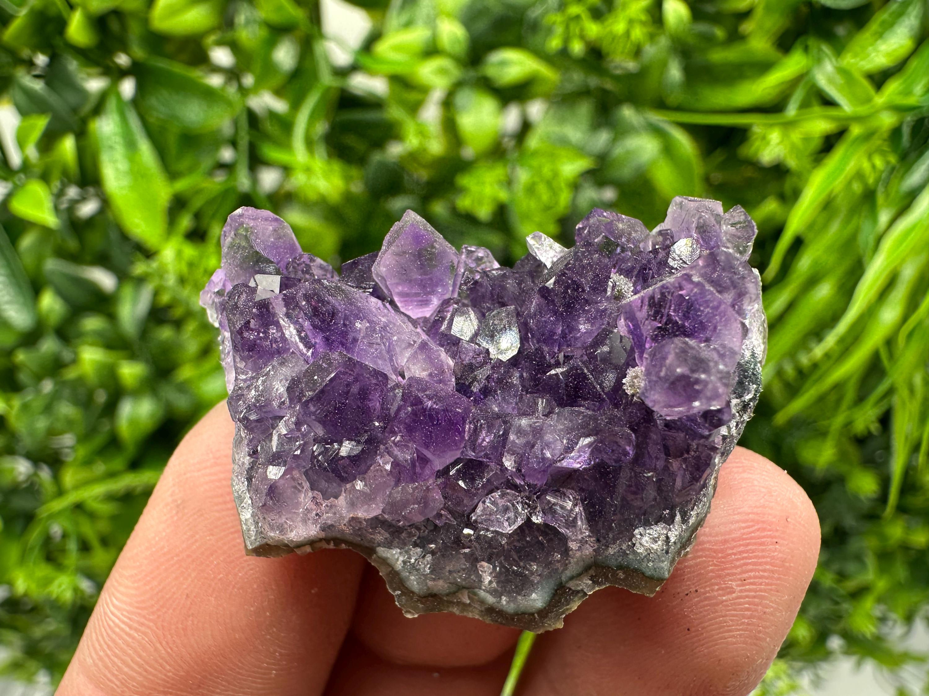 Uruguay Amethyst Crystal: Purple Quartz Cluster, Home Decor