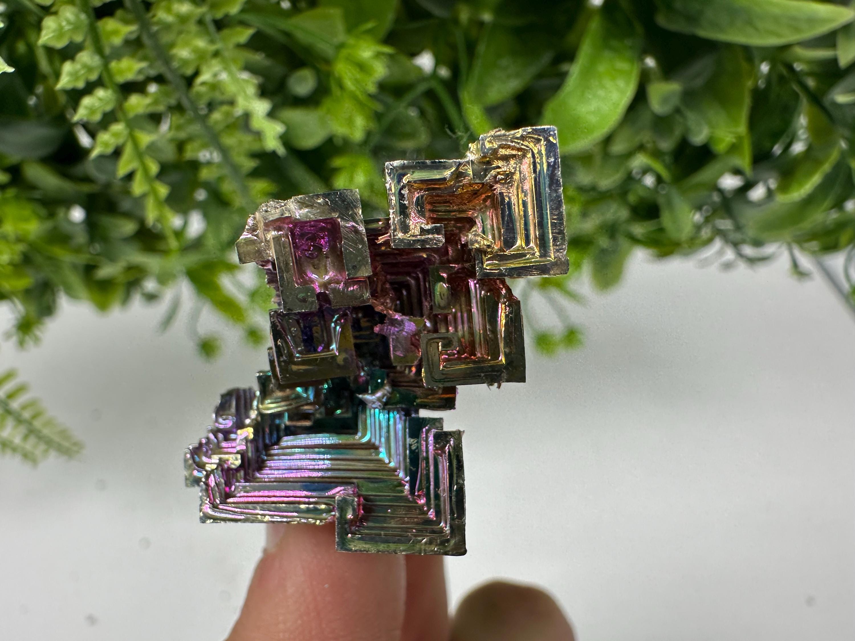 Rainbow Bismuth Crystal: Rare Gemstone Specimen,wholesale Bismuth