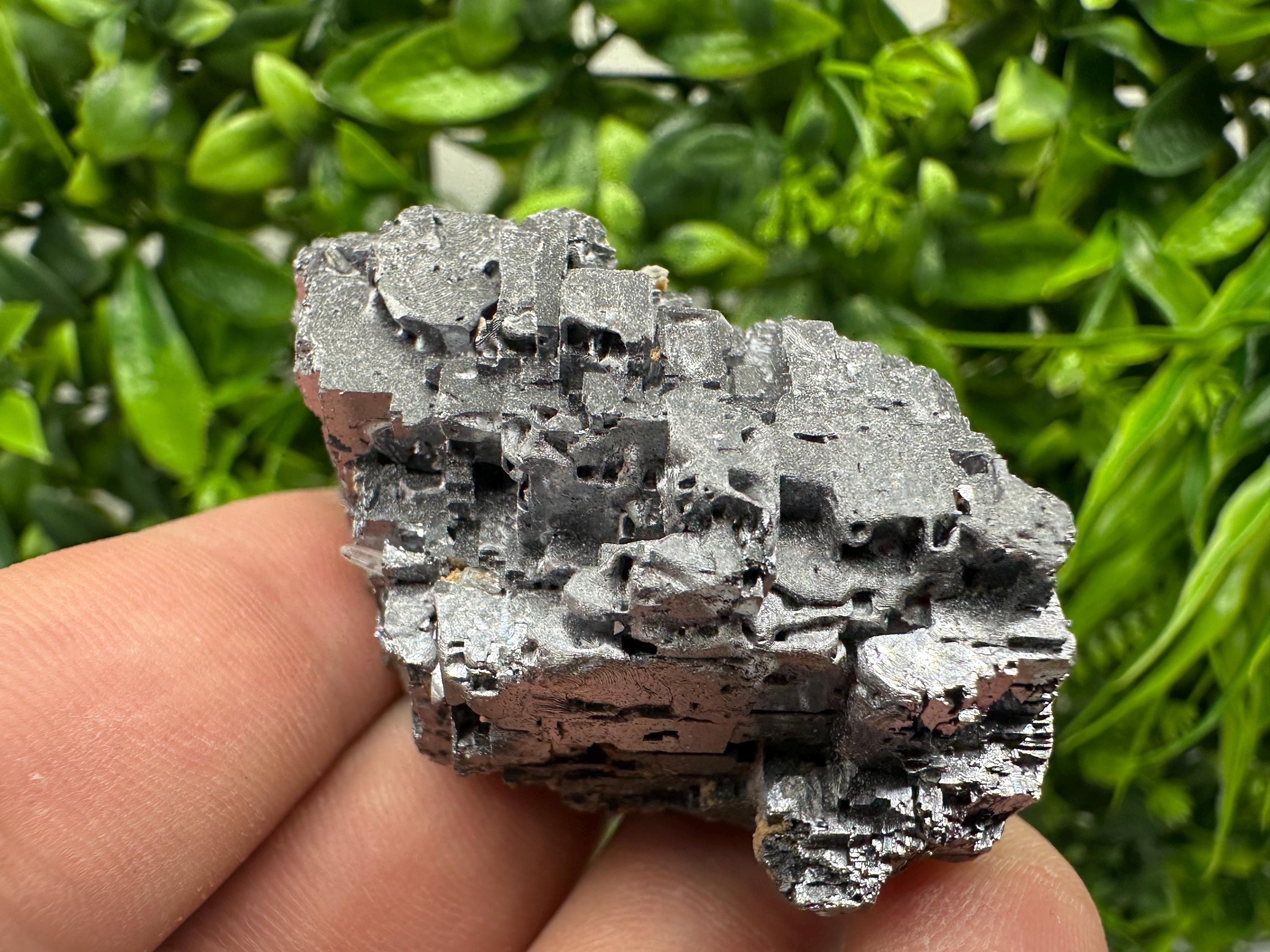 Skeletal Galena with Sphalerite and Calcite - Madan, Bulgaria