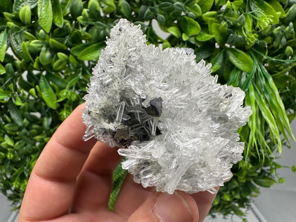 Transparent Quartz Cluster, Borieva Mine Crystal Specimen, Home Decor