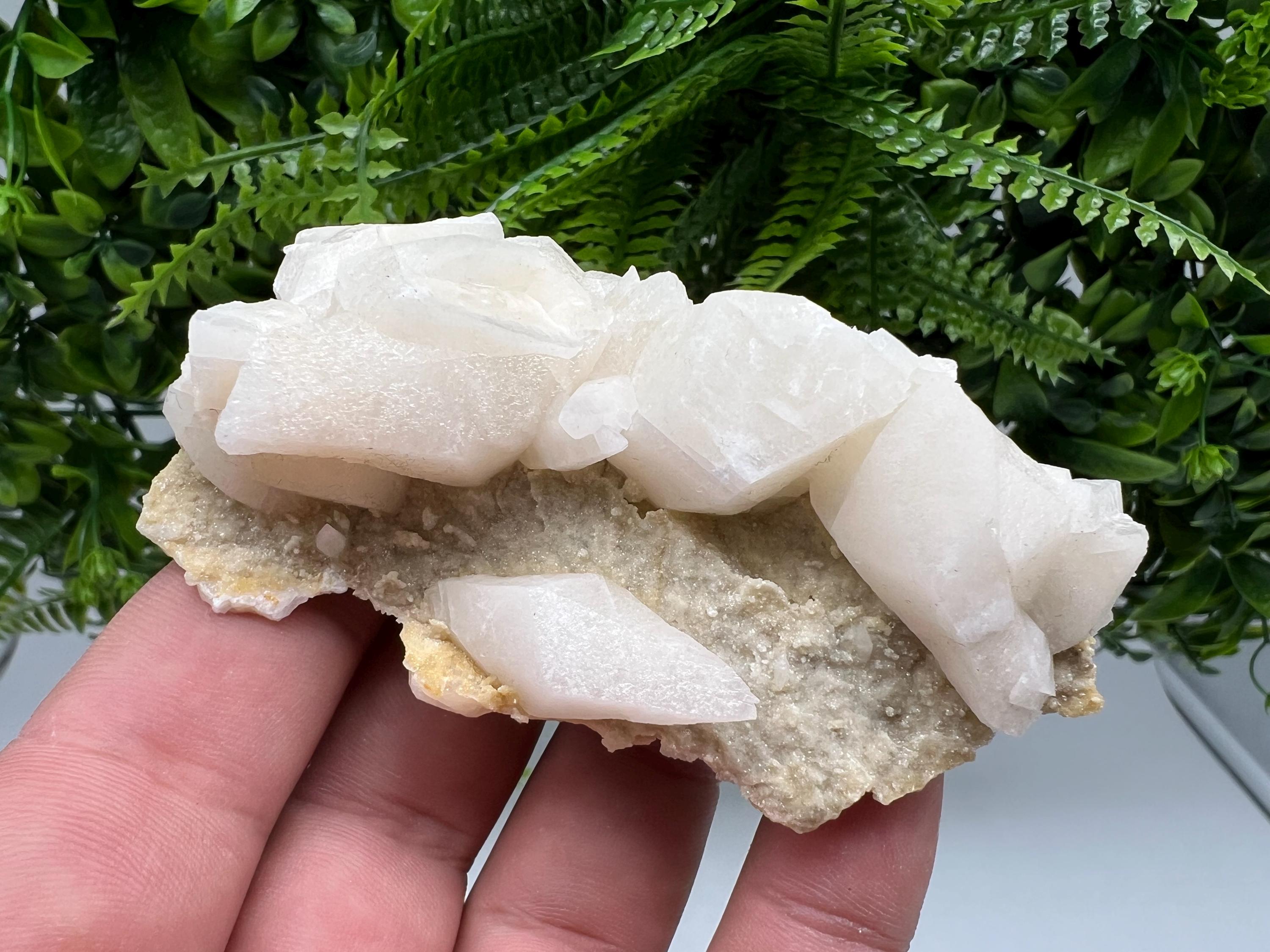 Calcite on Aragonite: Djurcovo Mine, Bulgaria Healing Crystal