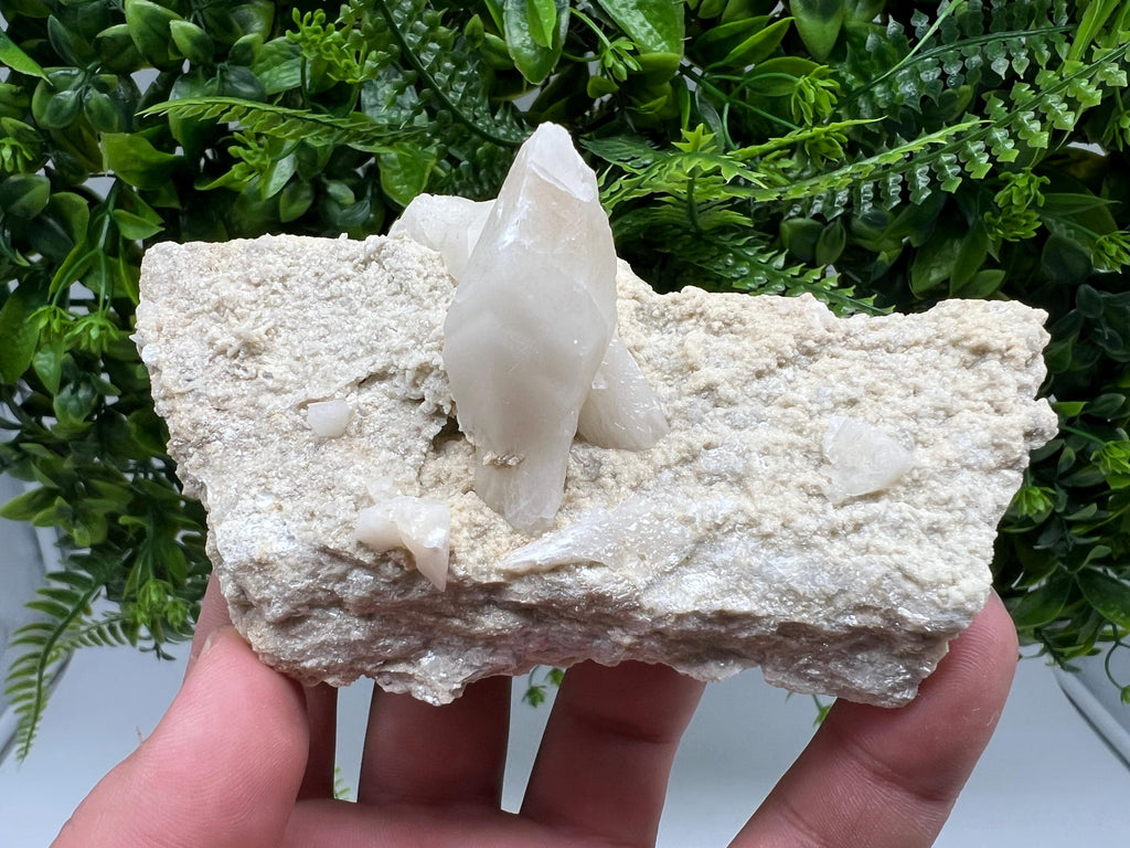 Calcite on Aragonite: Rare Healing Crystal from Bulgaria