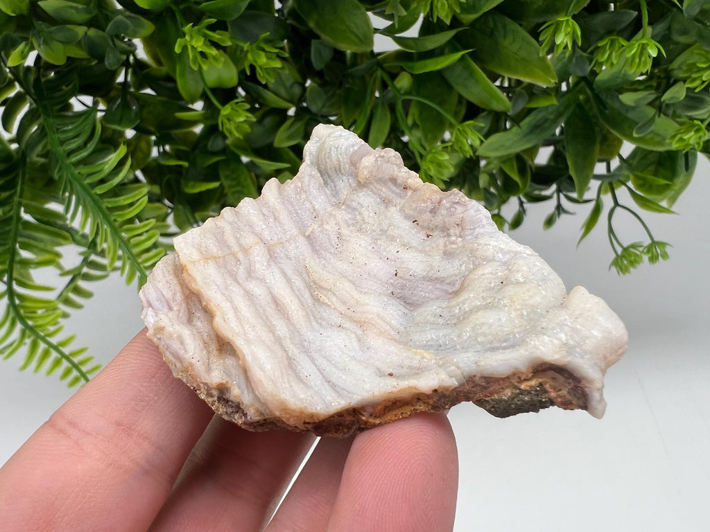 Moroccan Red Chalcedony Specimen: Rare Crystal Mineral, 40 Grams