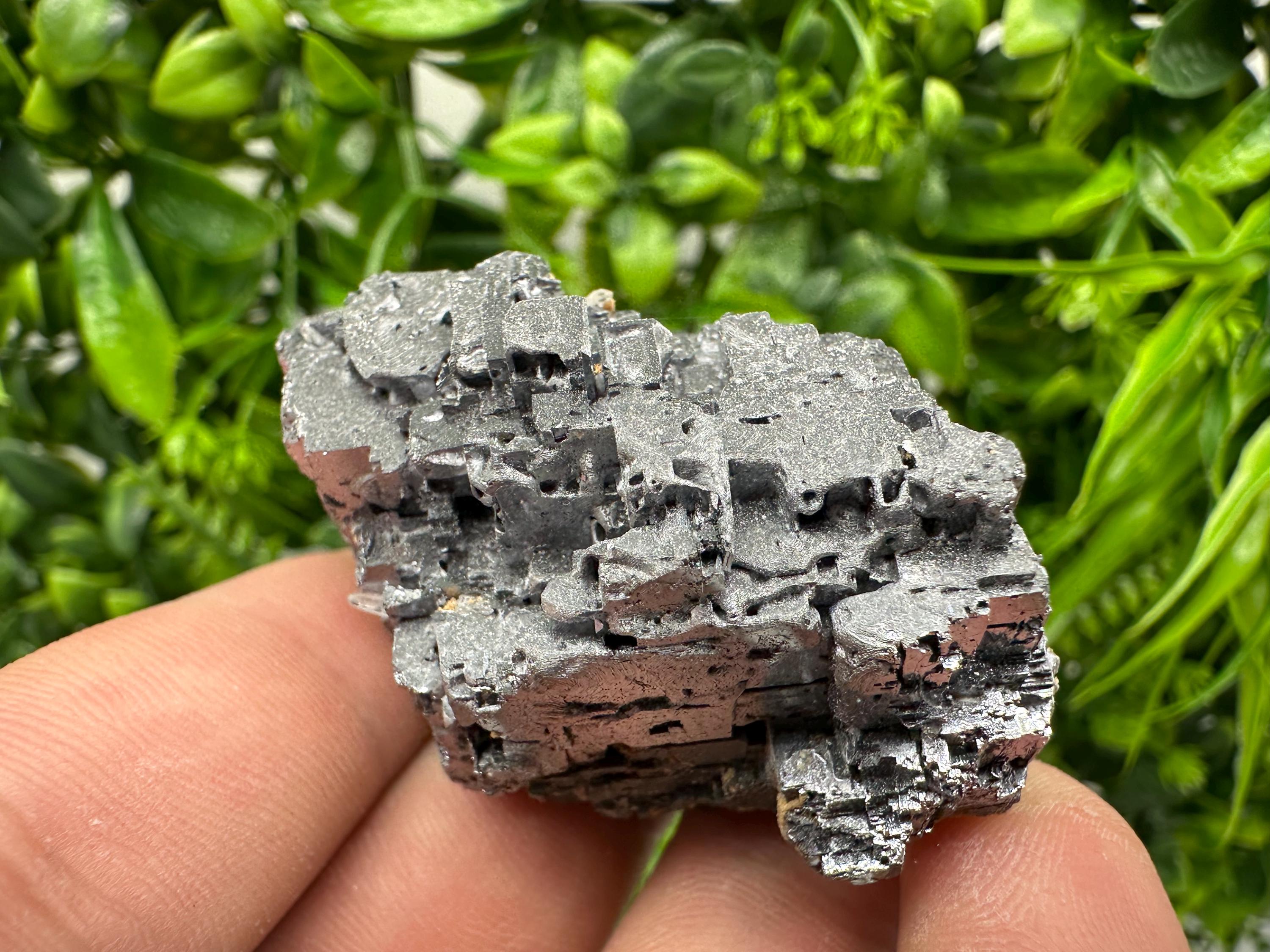 Skeletal Galena with Sphalerite and Calcite - Madan, Bulgaria