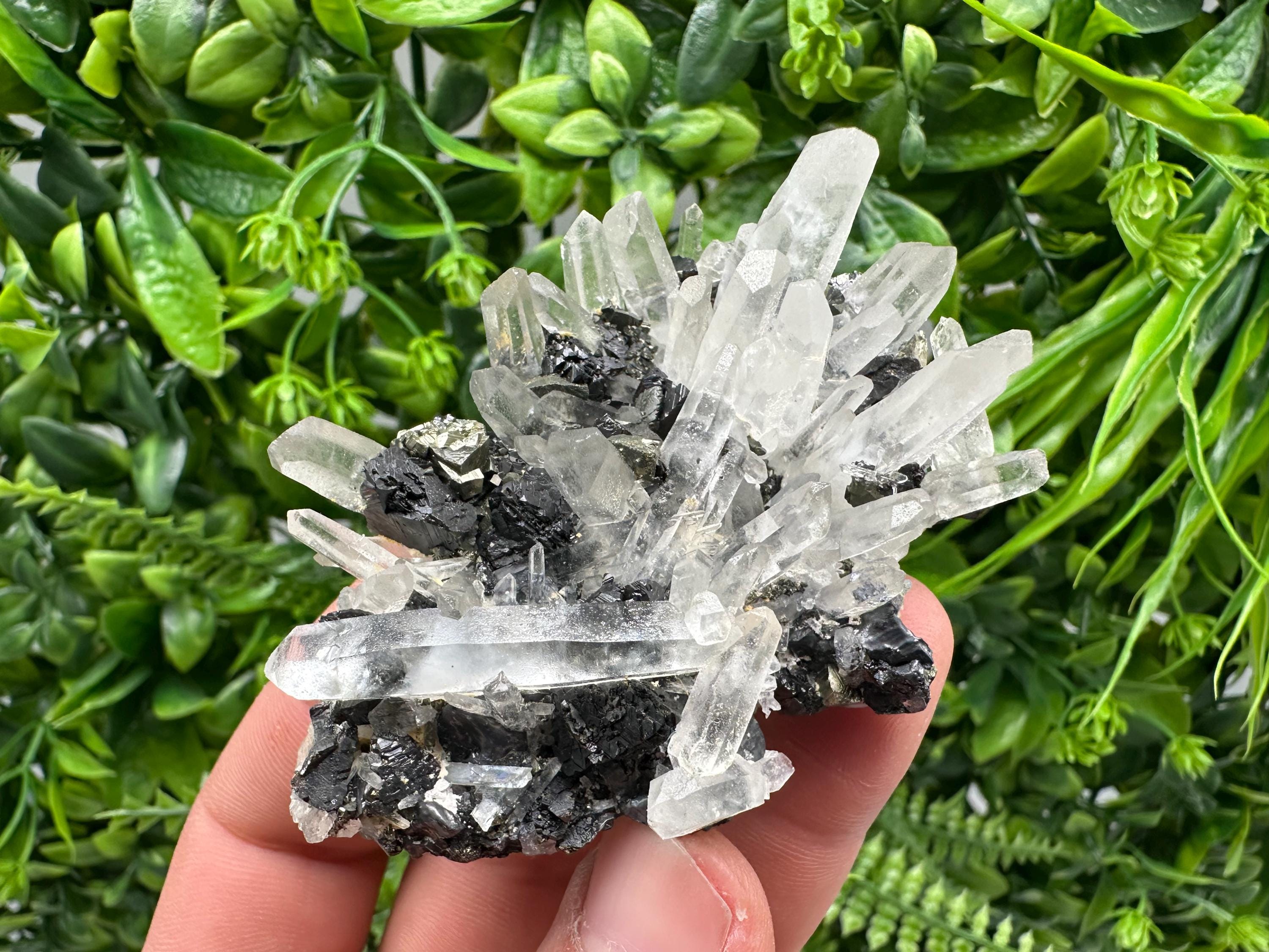 Quartz Sphalerite Chalcopyrite Mineral Specimen, Madan Bulgaria