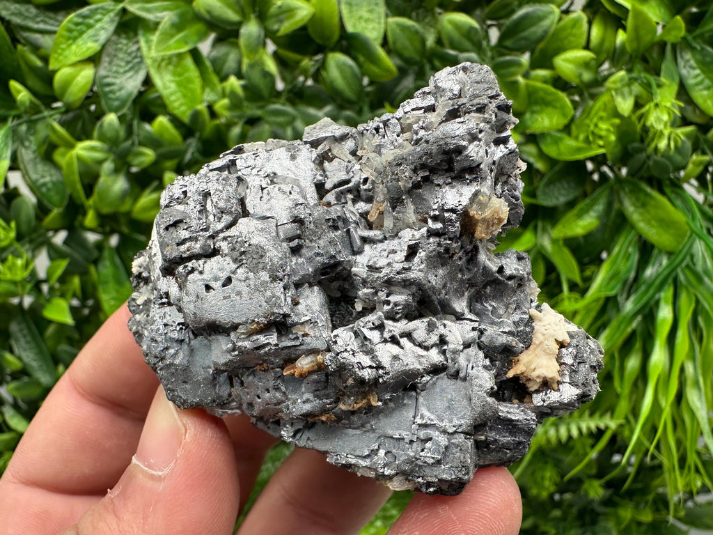 Skeletal Galena on Sphalerite, Bulgaria Crystal Mineral Specimen