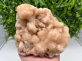 Apophyllite Stilbite on Chalcedony, India Crystal Specimen