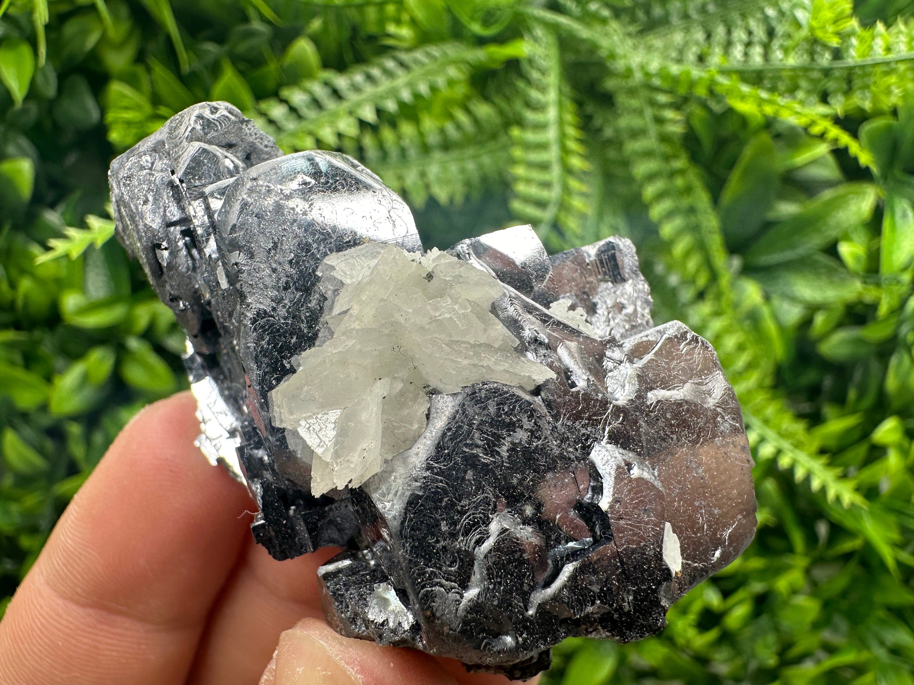 Galena on Sphalerite & Quartz, Bulgaria Mineral Specimen