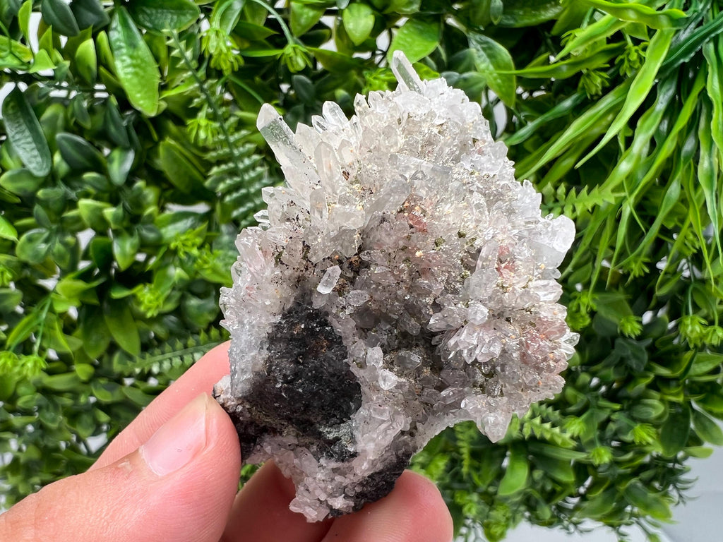 Quartz Siderite Sphalerite Hematite Specimen, Collectible Mineral Decor