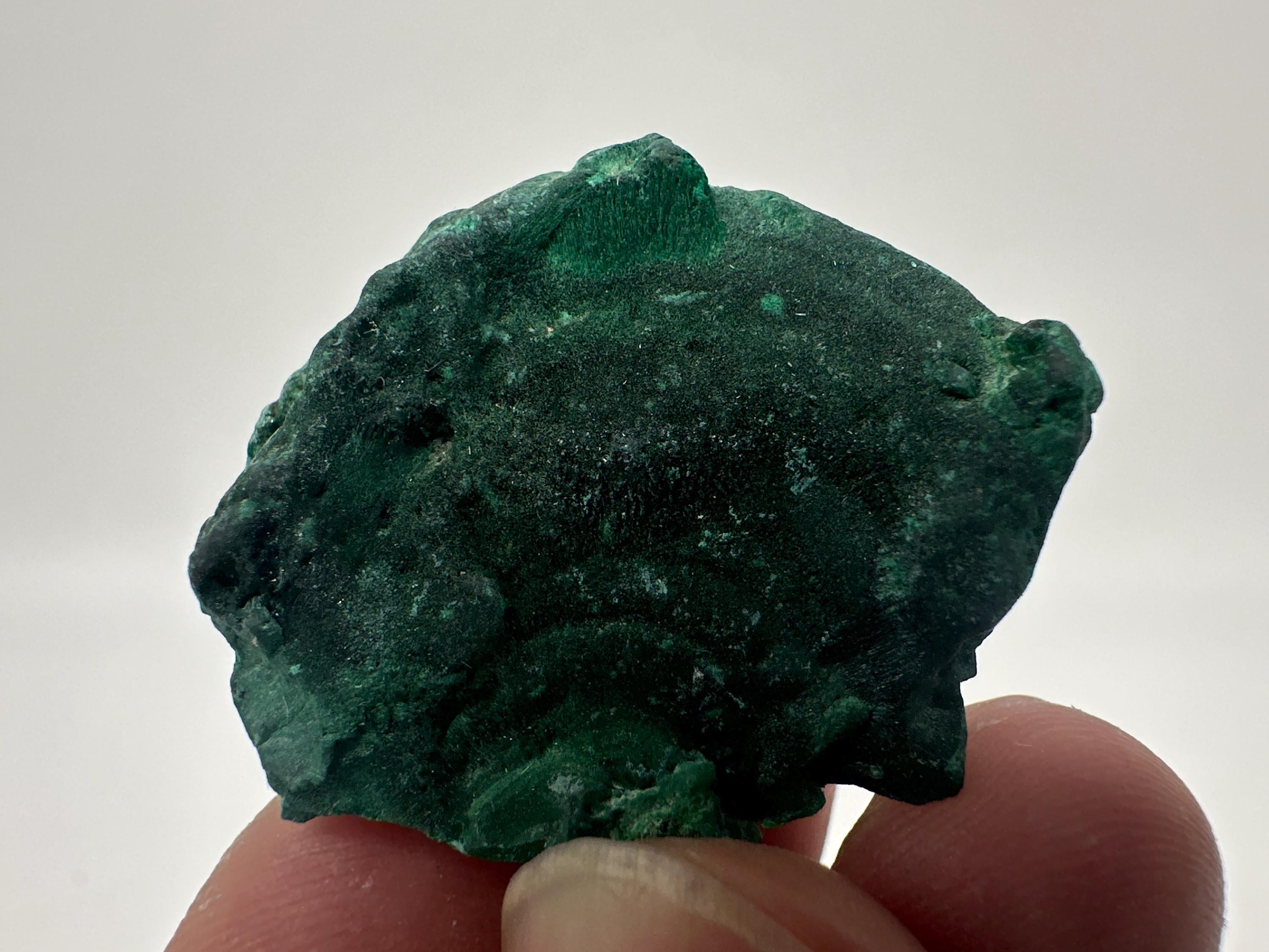 Green Polished Malachite Crystal, Congo Mineral Specimen