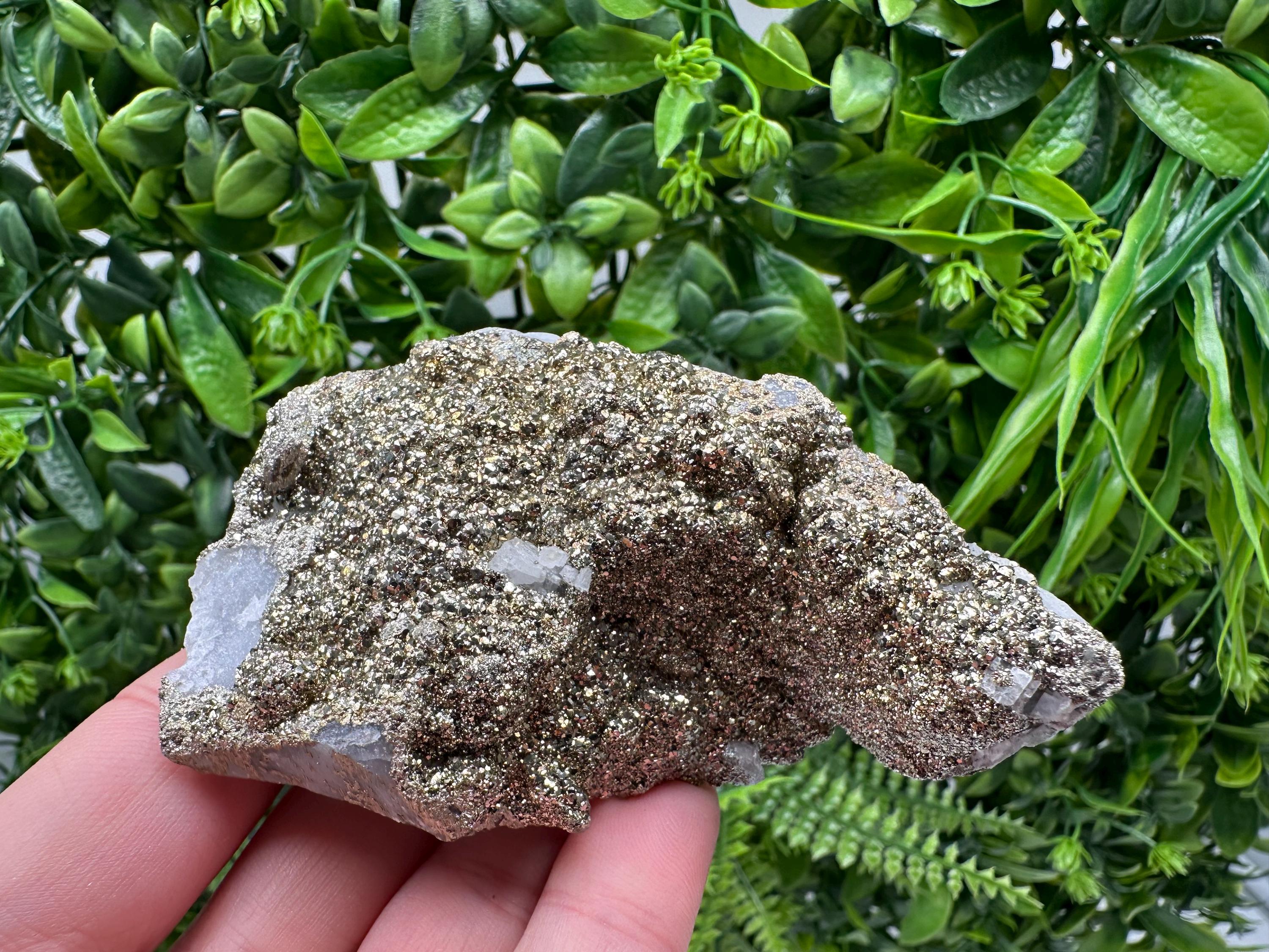 Marcasite Cluster on Chalcedony, Bulgaria Mineral Specimen
