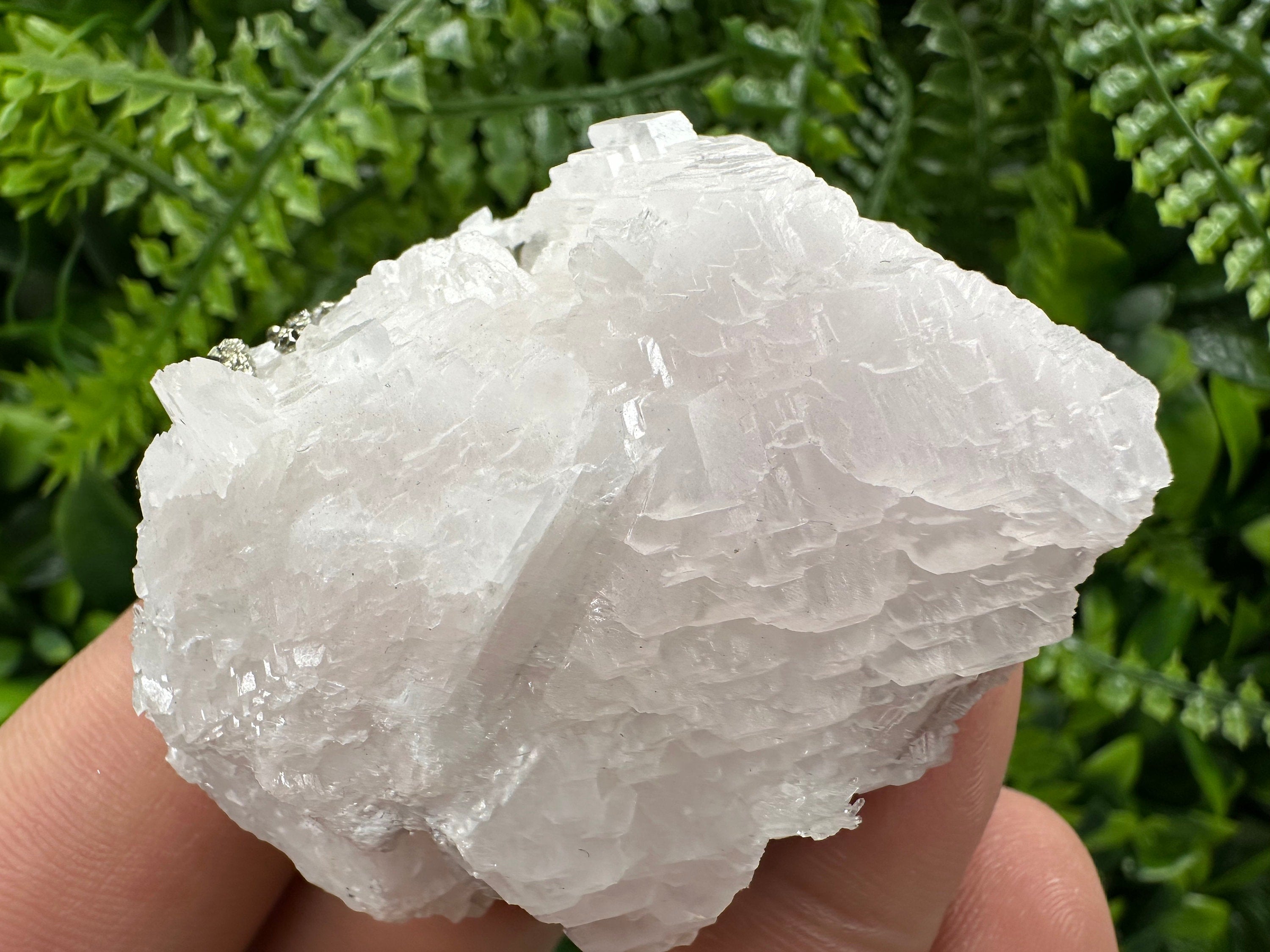 UV Fluorescent Calcite, Sphalerite, and Quartz Crystal - Bulgaria Mineral Specimen