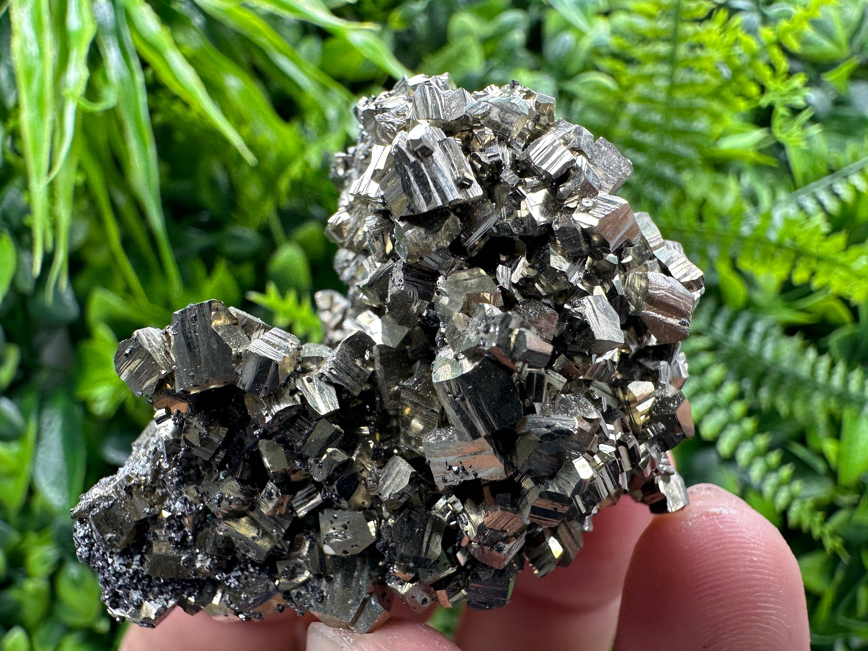 Natural Pyrite Crystal Cluster, September Mine Bulgaria