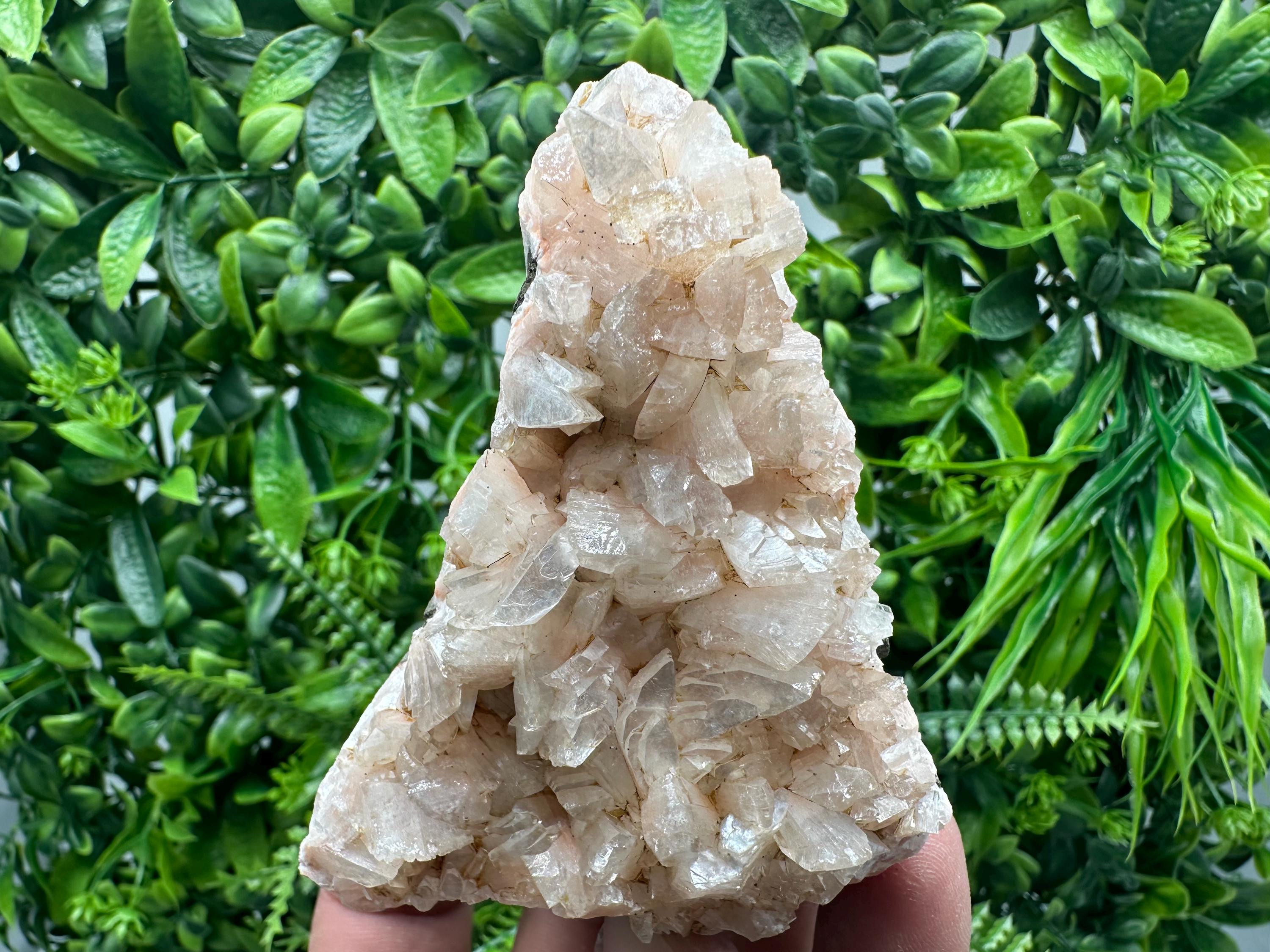 Stilbite on Heulandite, Natural Crystal Mineral Specimen, India