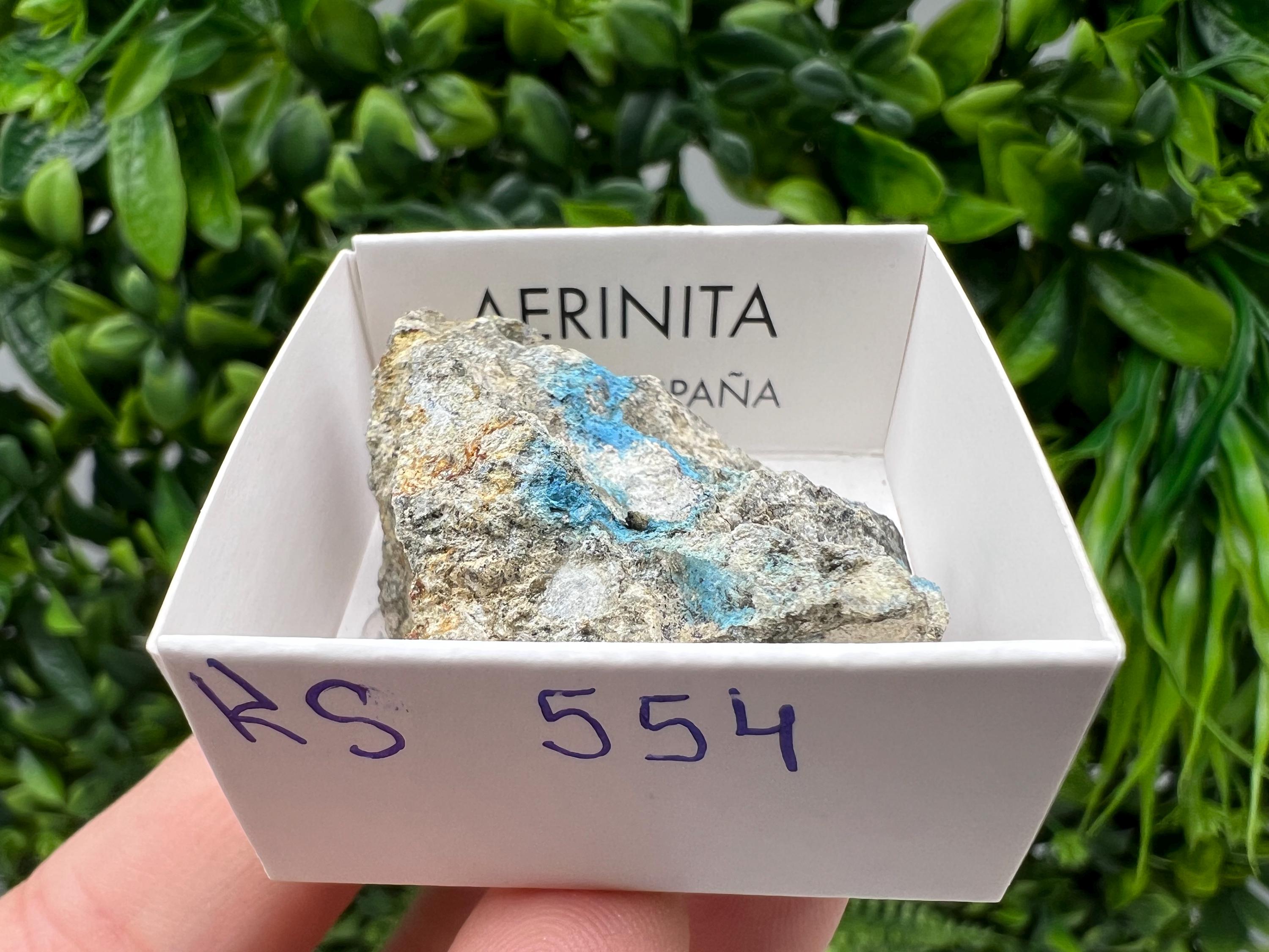 Rare Raw Aerinite Mineral Specimen: Collection Crystal from Lleida, Spain (4/3.5 CM)