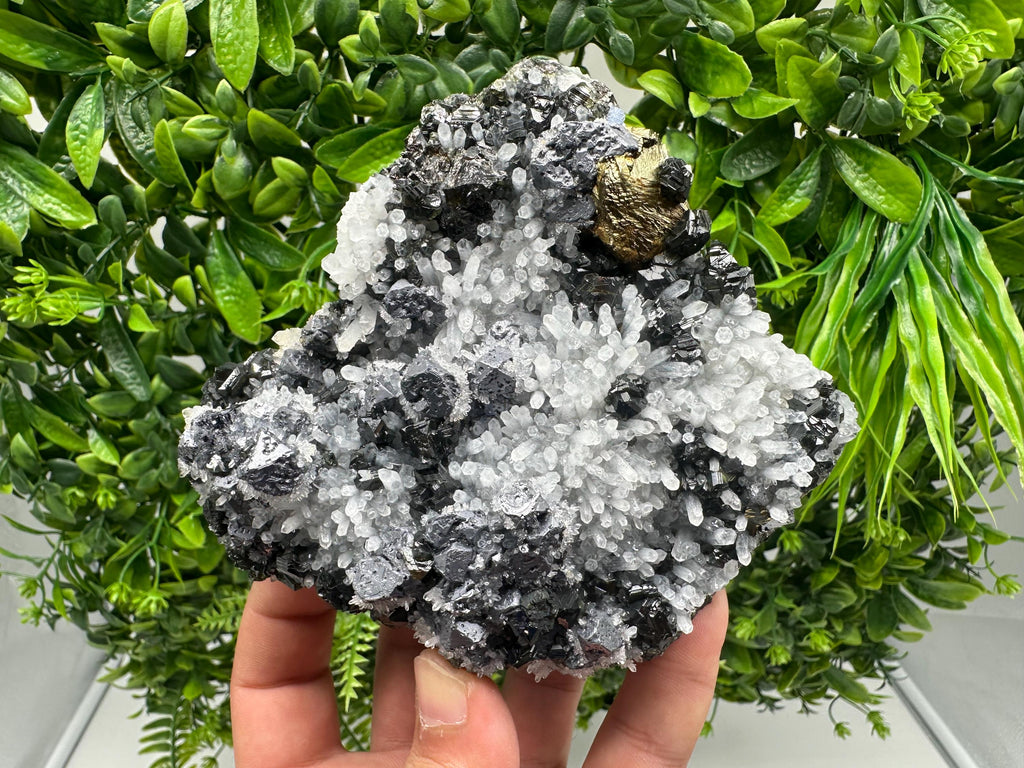 Galena Sphalerite Pyrite Mineral Specimen, Krushev Dol Mine, Bulgaria