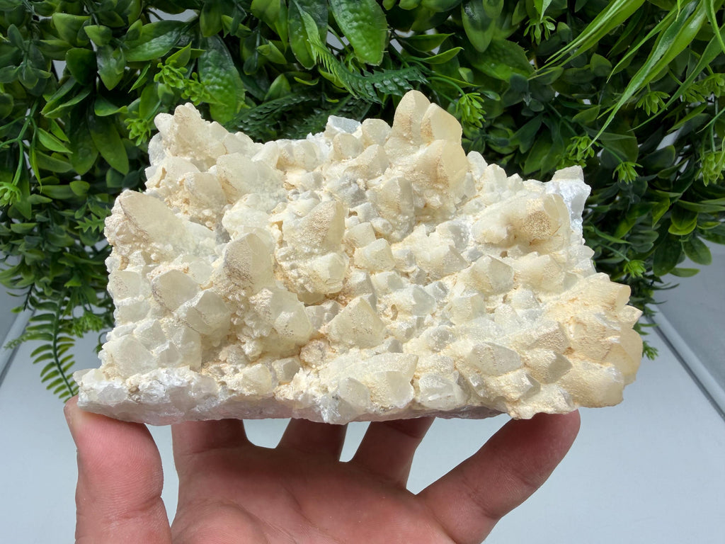 Milky Quartz Calcite Specimen, Borieva Mine Bulgaria, Home Decor Stone