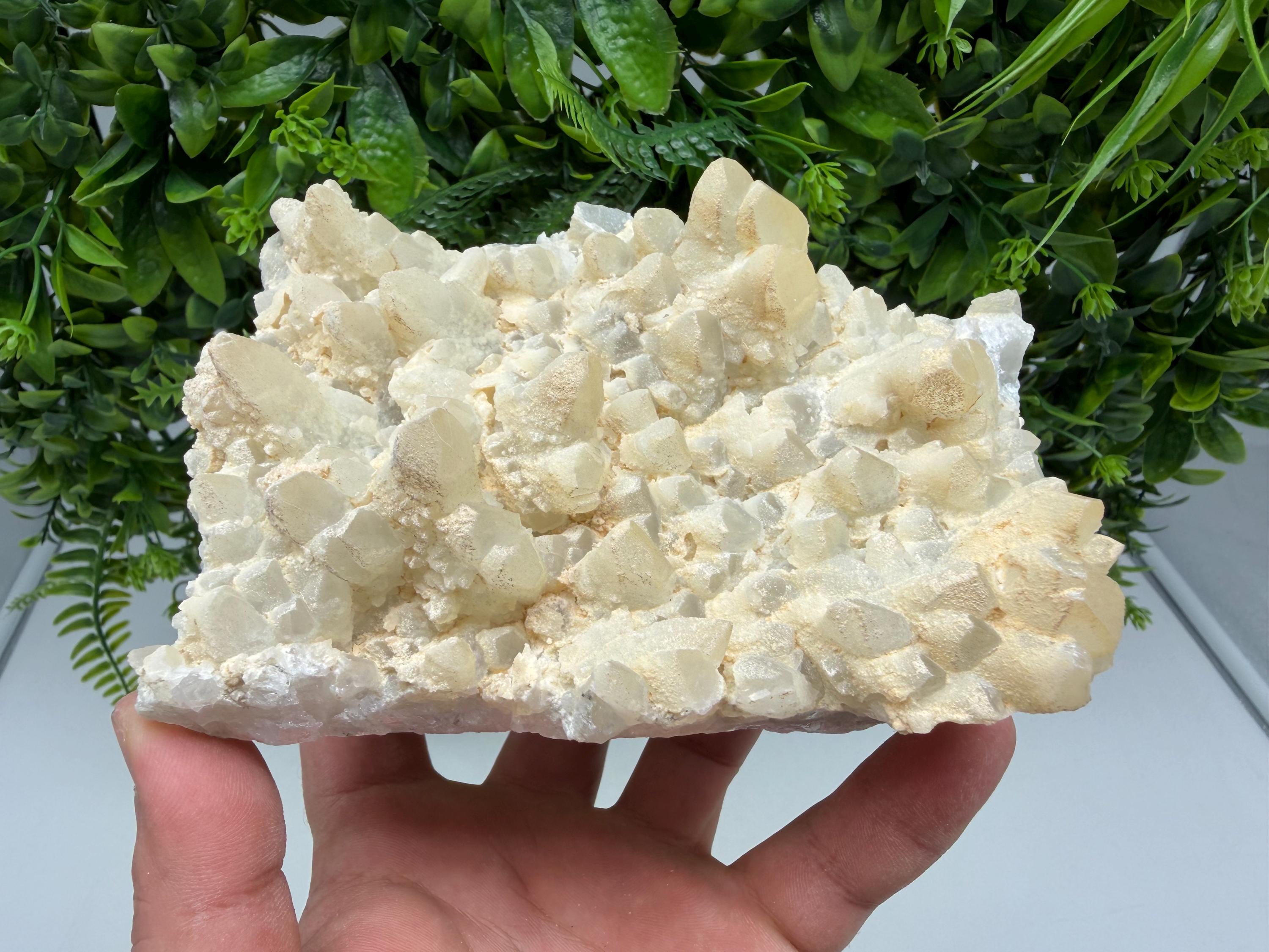 Milky Quartz Calcite Specimen, Borieva Mine Bulgaria, Home Decor Stone