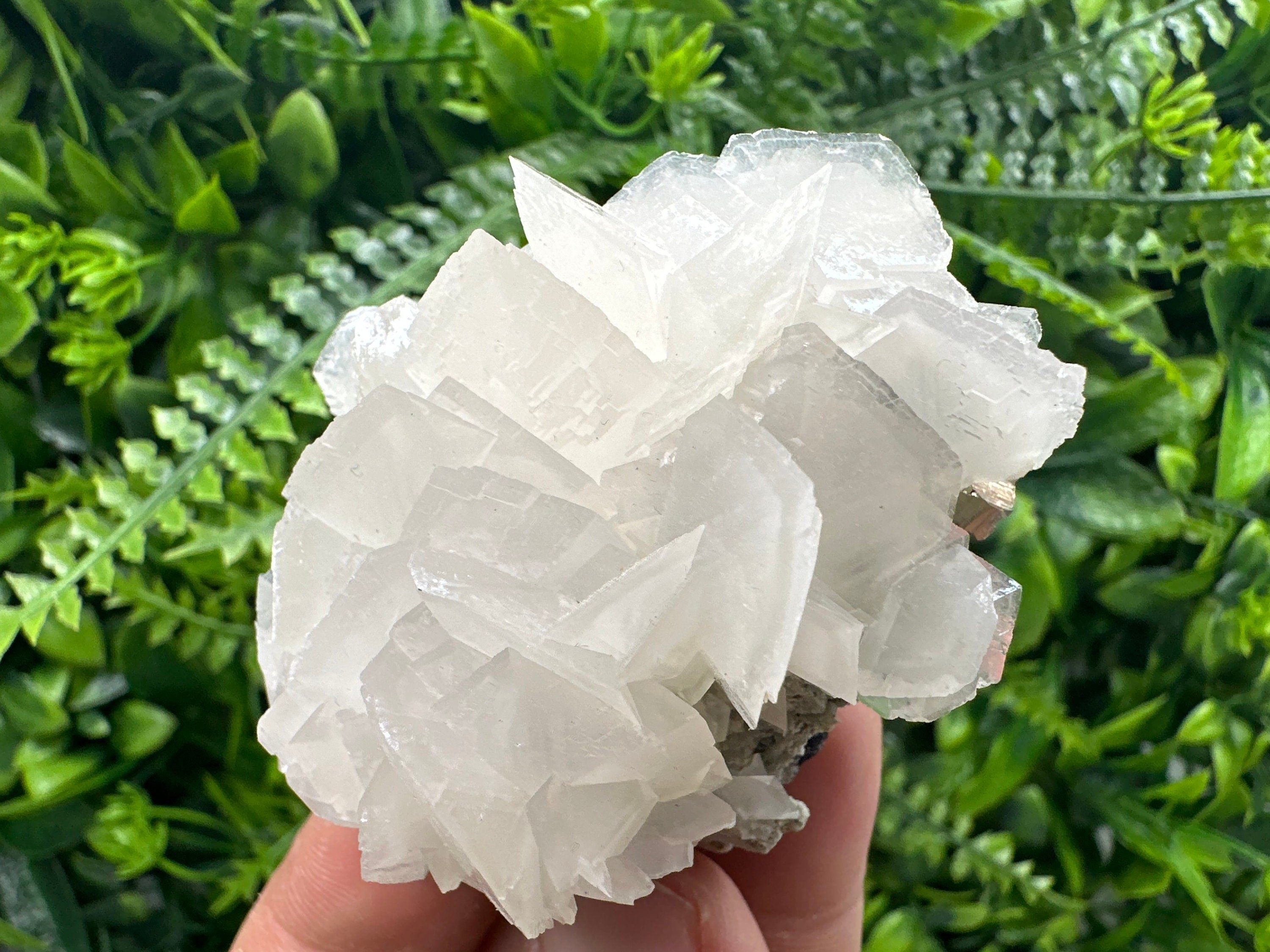 UV Fluorescent Calcite with Pyrite and Quartz, Bulgaria