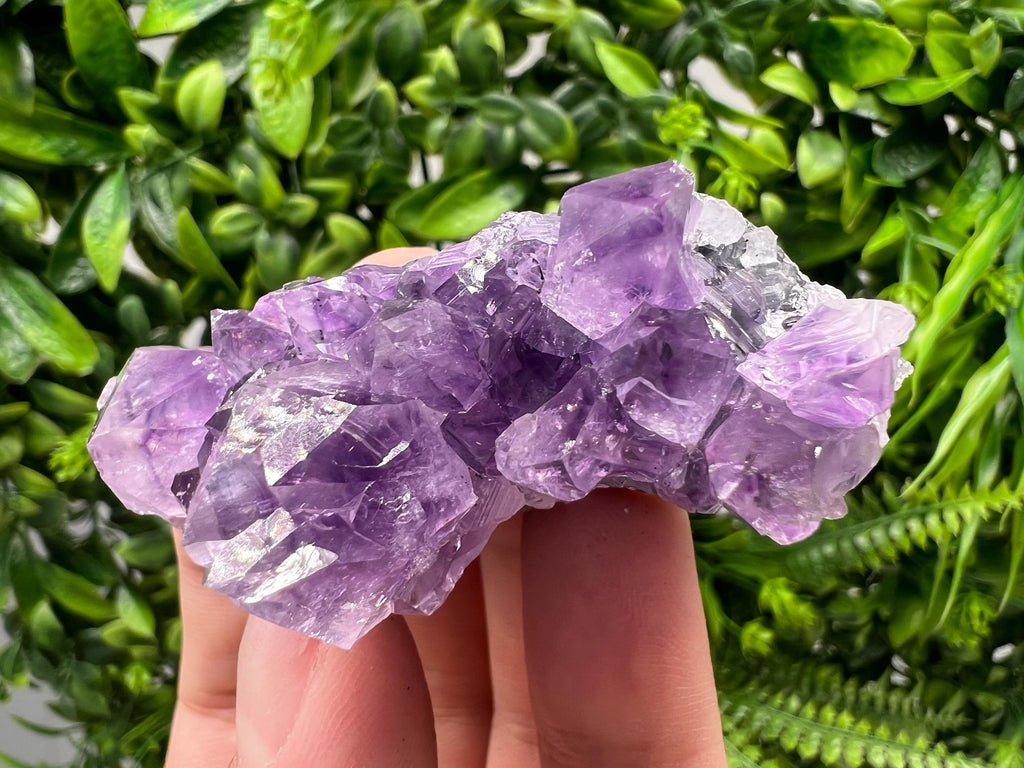 Uruguay Amethyst Crystal: Purple Quartz Home Decor - 57 Grams