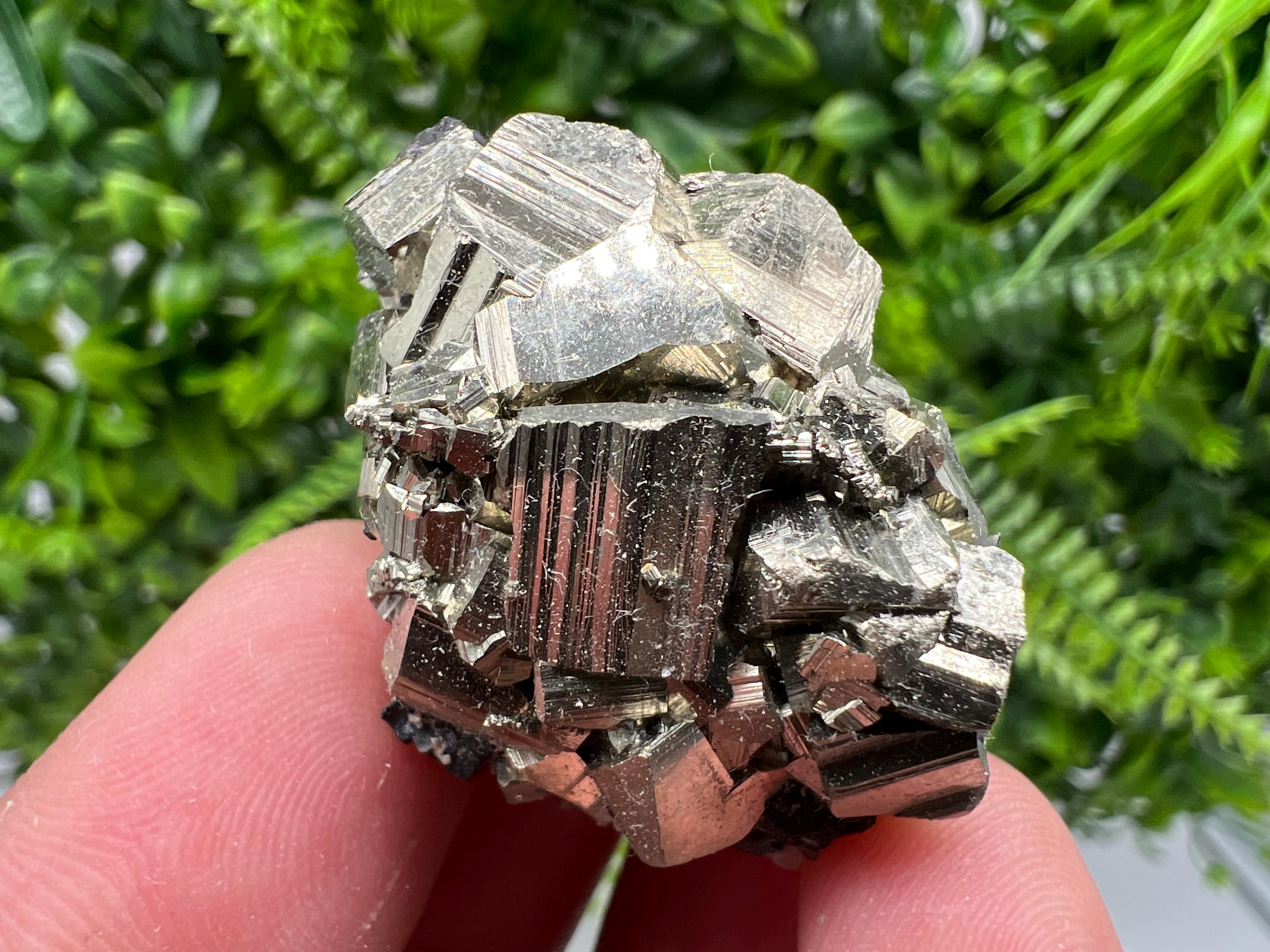 Golden Pyrite Cluster, Sphalerite Mineral Specimen, Madan Bulgaria