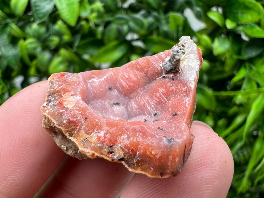 Red Chalcedony Crystal, Moroccan Mineral Specimen, Souvenir Gift