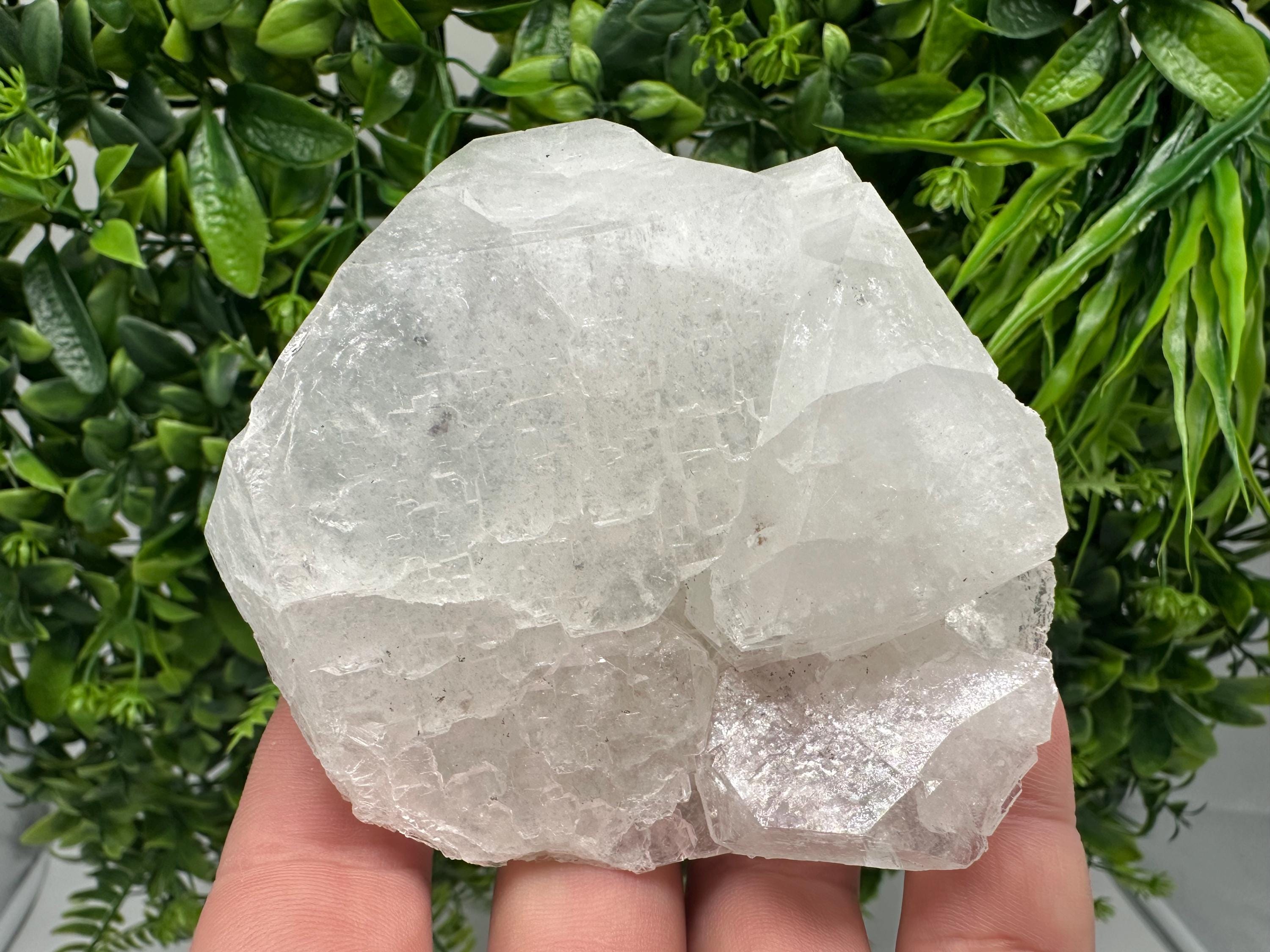 Apophyllite Stilbite on Chalcedony Specimen, India Crystal