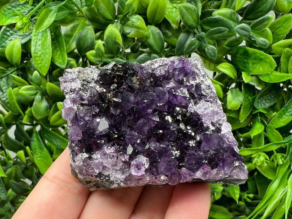 Uruguay Amethyst Crystal: Purple Quartz Home Decor, Energy Stone