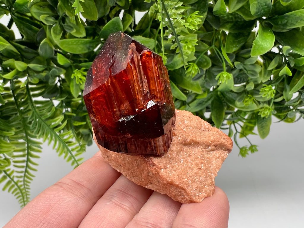 Orange-Brown Arcanite Mineral Specimen, Santa Ana Tin Mine