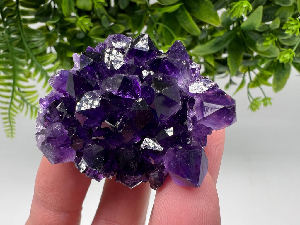 Uruguay Amethyst Crystal: Purple Quartz Home Decor, Energy Stone
