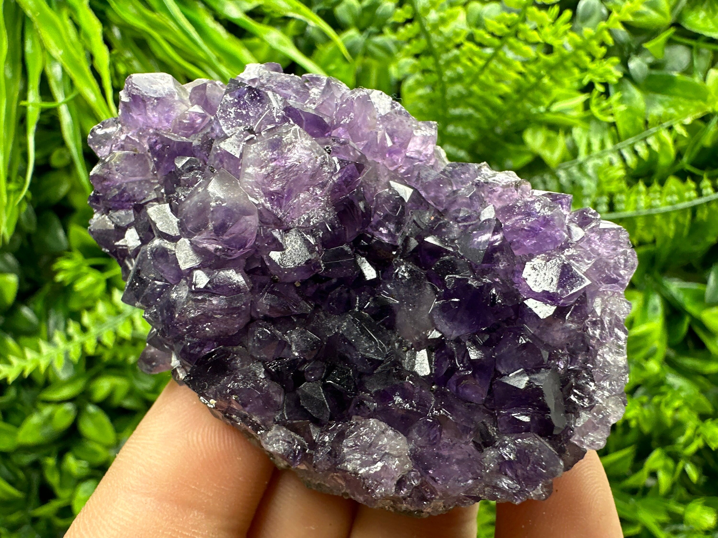 Uruguay Amethyst Cluster: Purple Quartz Crystal, Home Decor