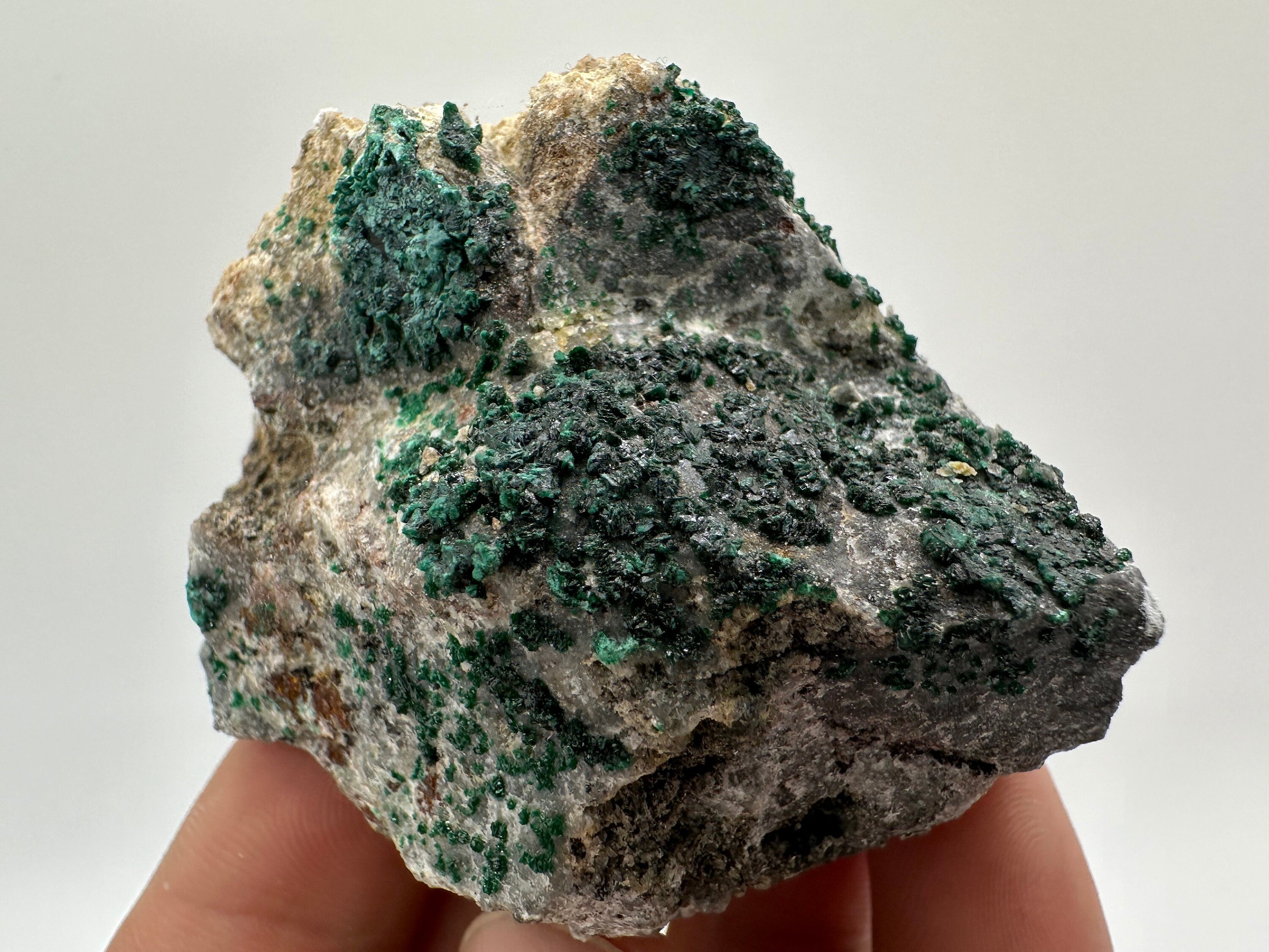 Green Polished Malachite Crystal from Congo, Mineral Specimen (6.5/4.5/4.5cm)