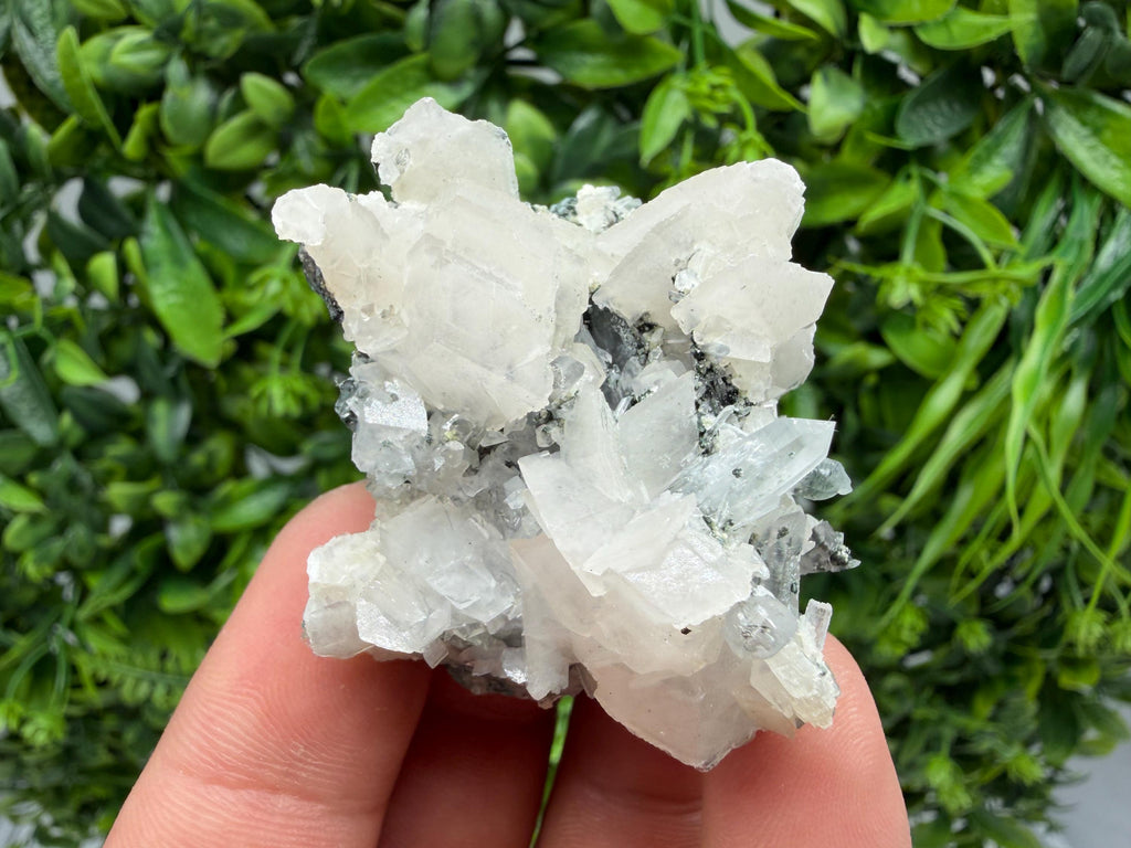 Wonderful Calcite,Quartz on Chlorite matrix,from Borieva mine,Madan,Bulgaria,natural collection mineral specimen,rare crystal,home decor