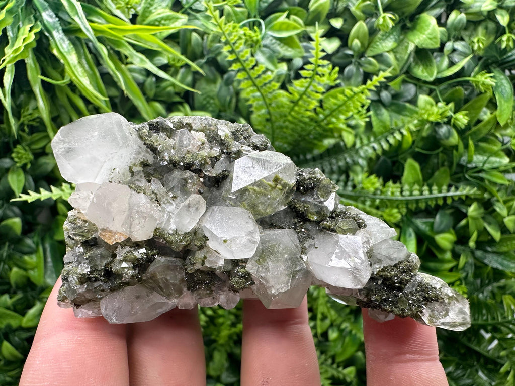 Rainbow Epidote with Quartz, Hakkari Turkey Mineral Specimen