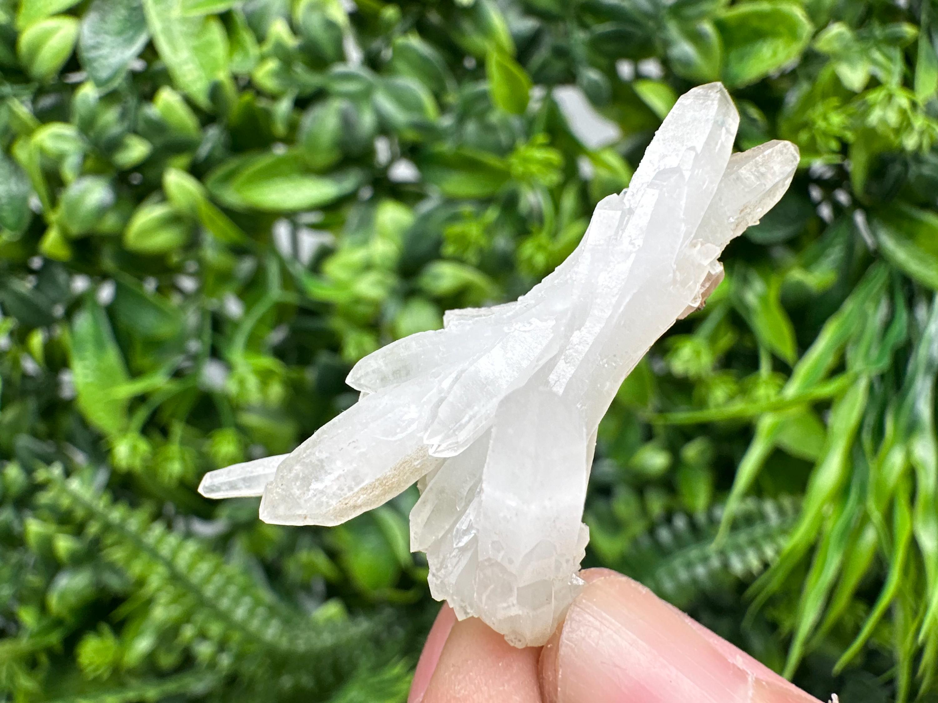 Quartz Limonite Crystal Specimen, Iron Oxide Mineral Decor