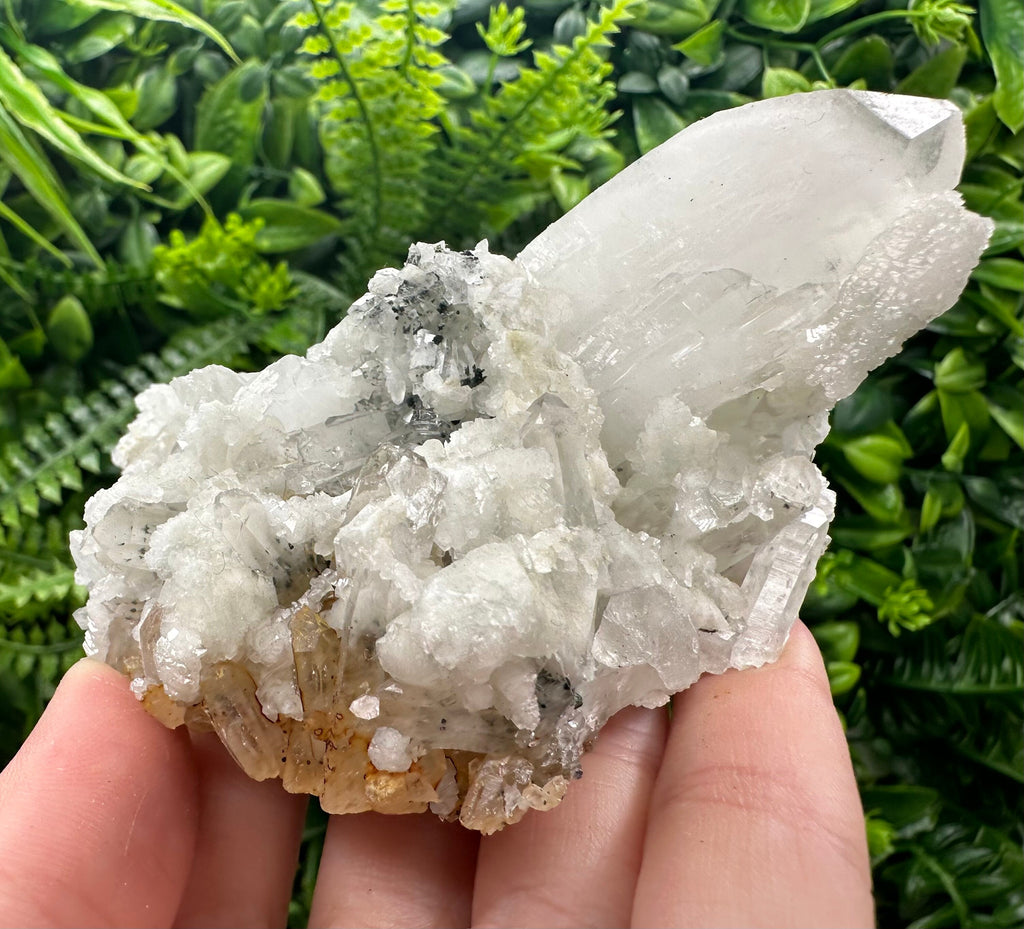 Quartz with Calcite Cluster, Borieva Mine Bulgaria, Home Decor Stone