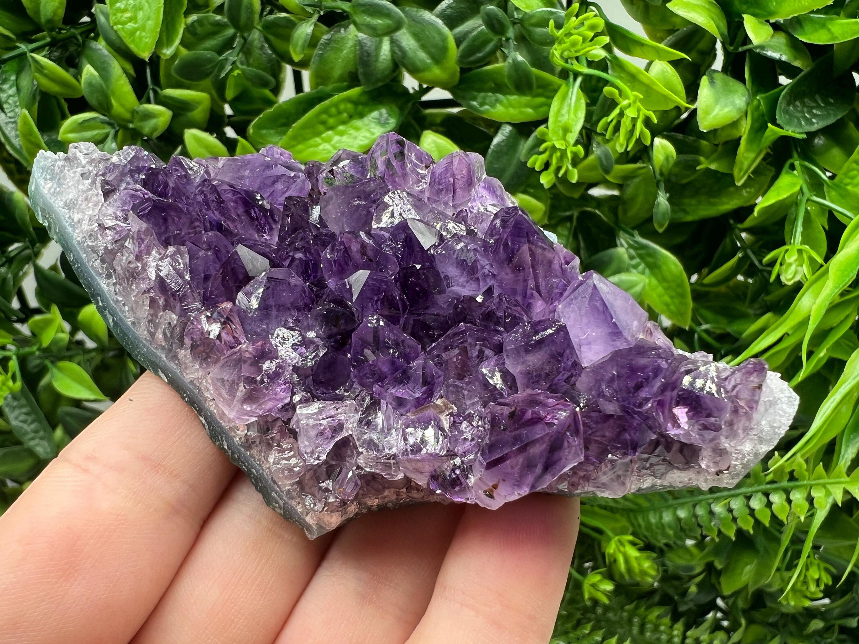 Purple Amethyst Crystal from Uruguay: Natural Energy Decor